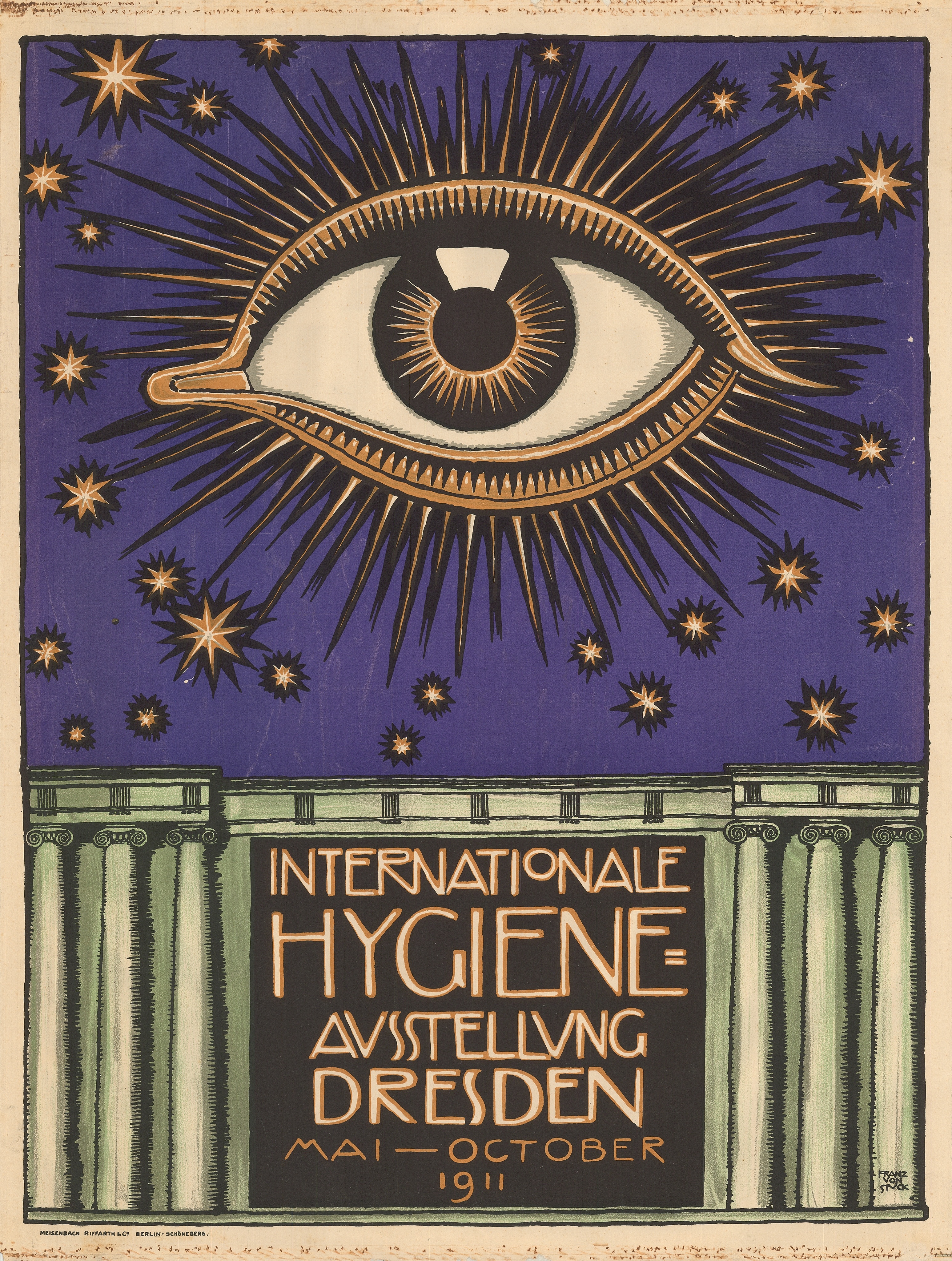 《德累斯顿国际卫生展览会》（International Hygiene Exhibition Dresden）｜弗朗茨·冯·施图克｜1911