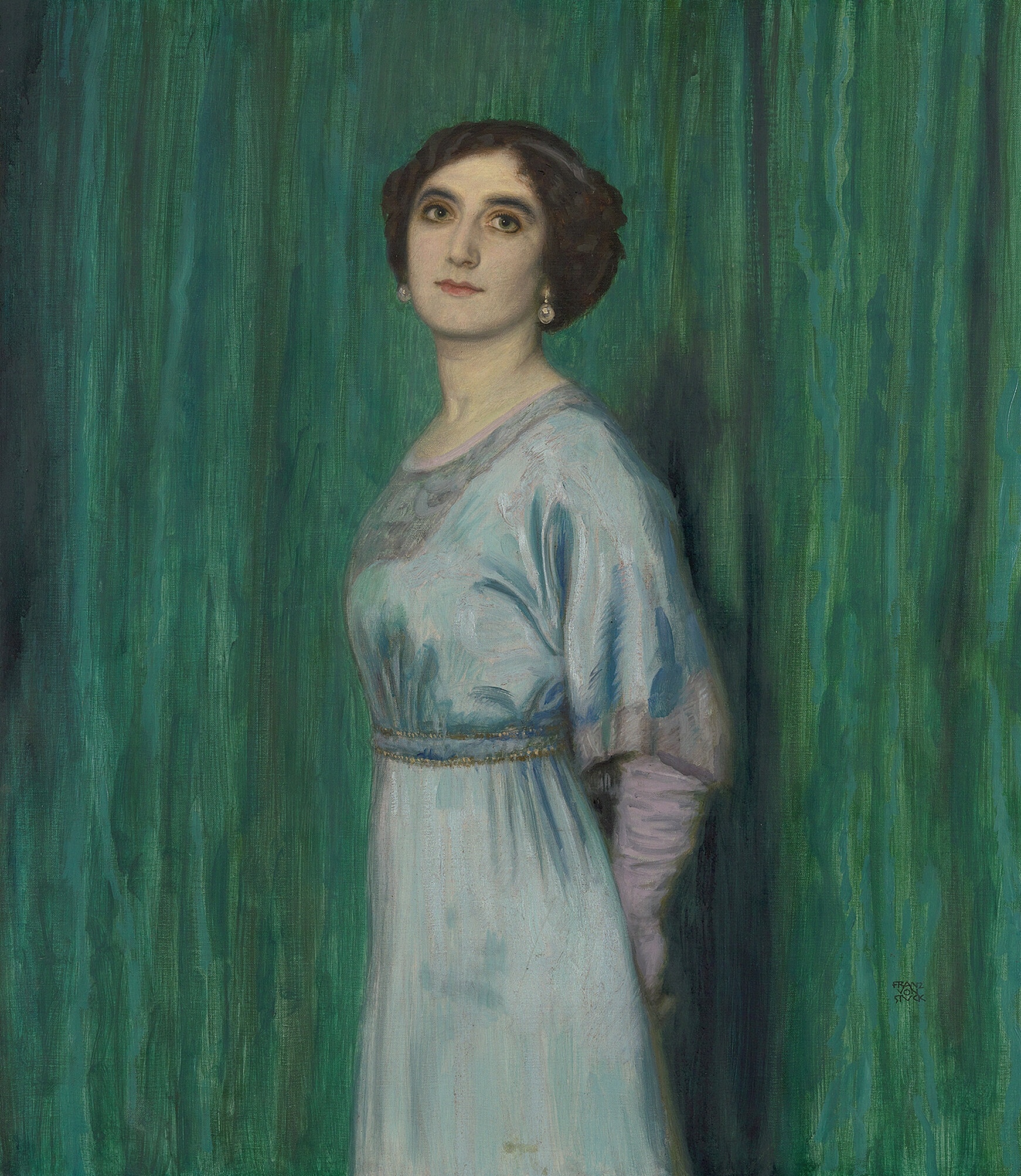 《贝蒂娜·海涅曼》（Bettina Heinemann）｜弗朗茨·冯·施图克｜1912–1913