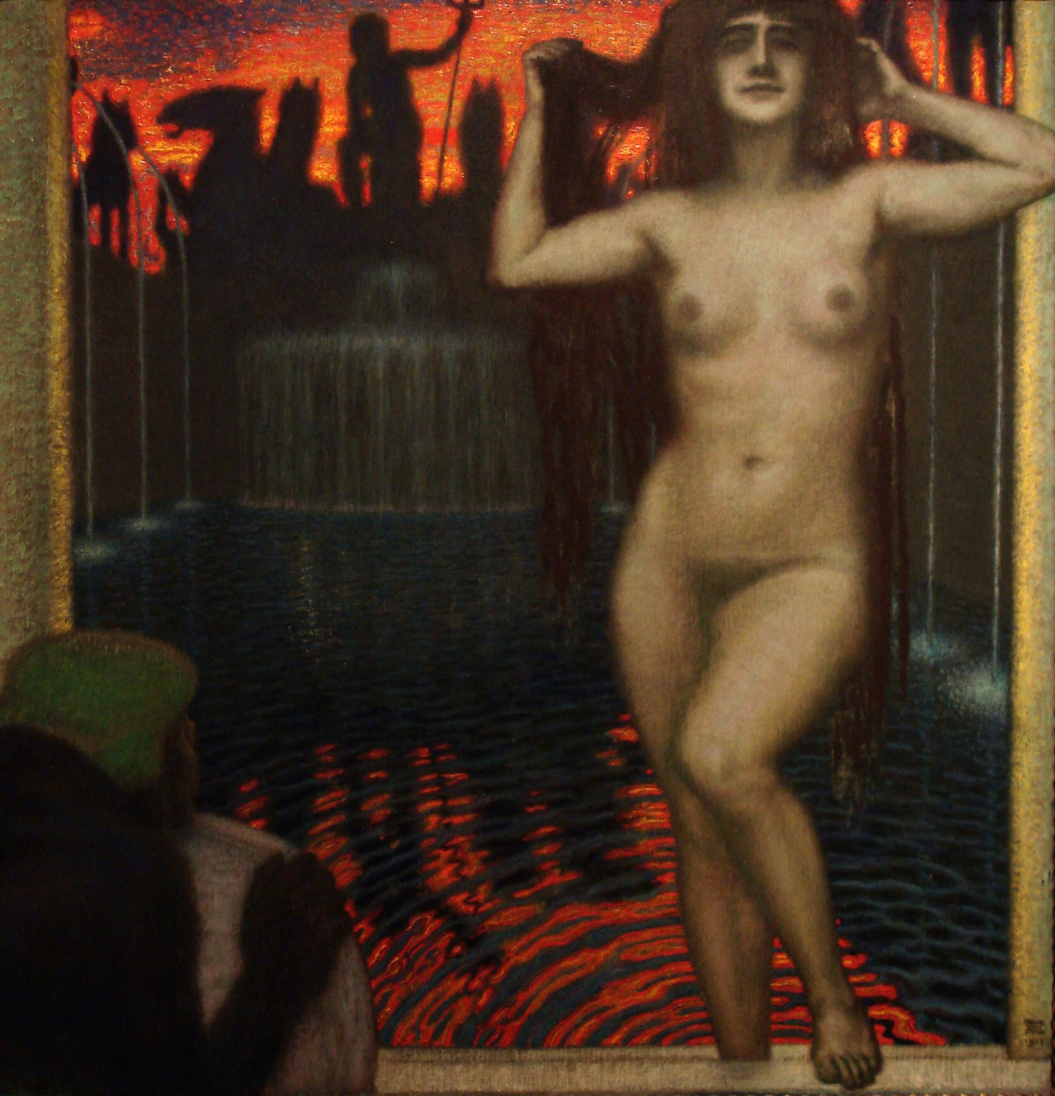 《拔示巴》（Bathsheba）｜弗朗茨·冯·施图克｜1912