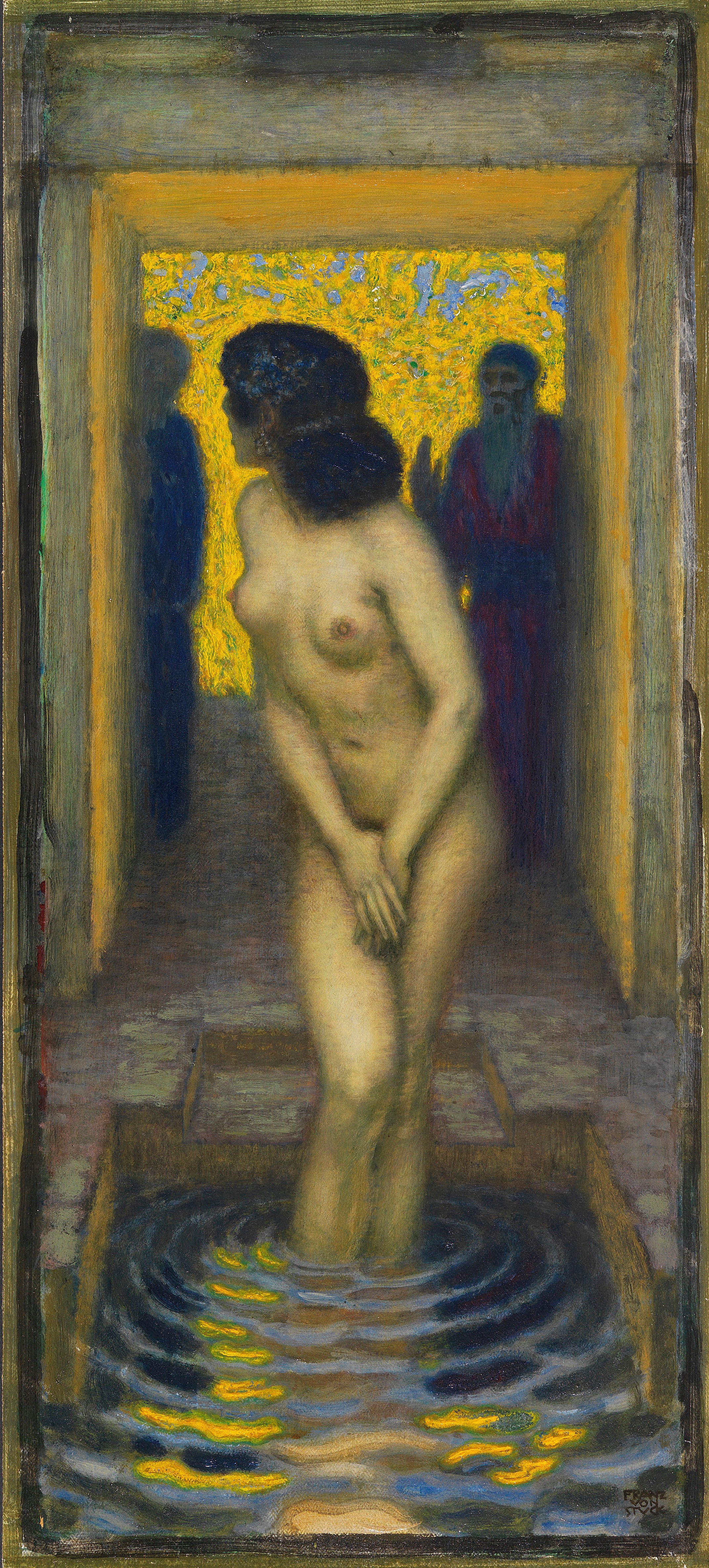 《沐浴的苏珊娜》（Susanna at Her Bath）｜弗朗茨·冯·施图克｜1913