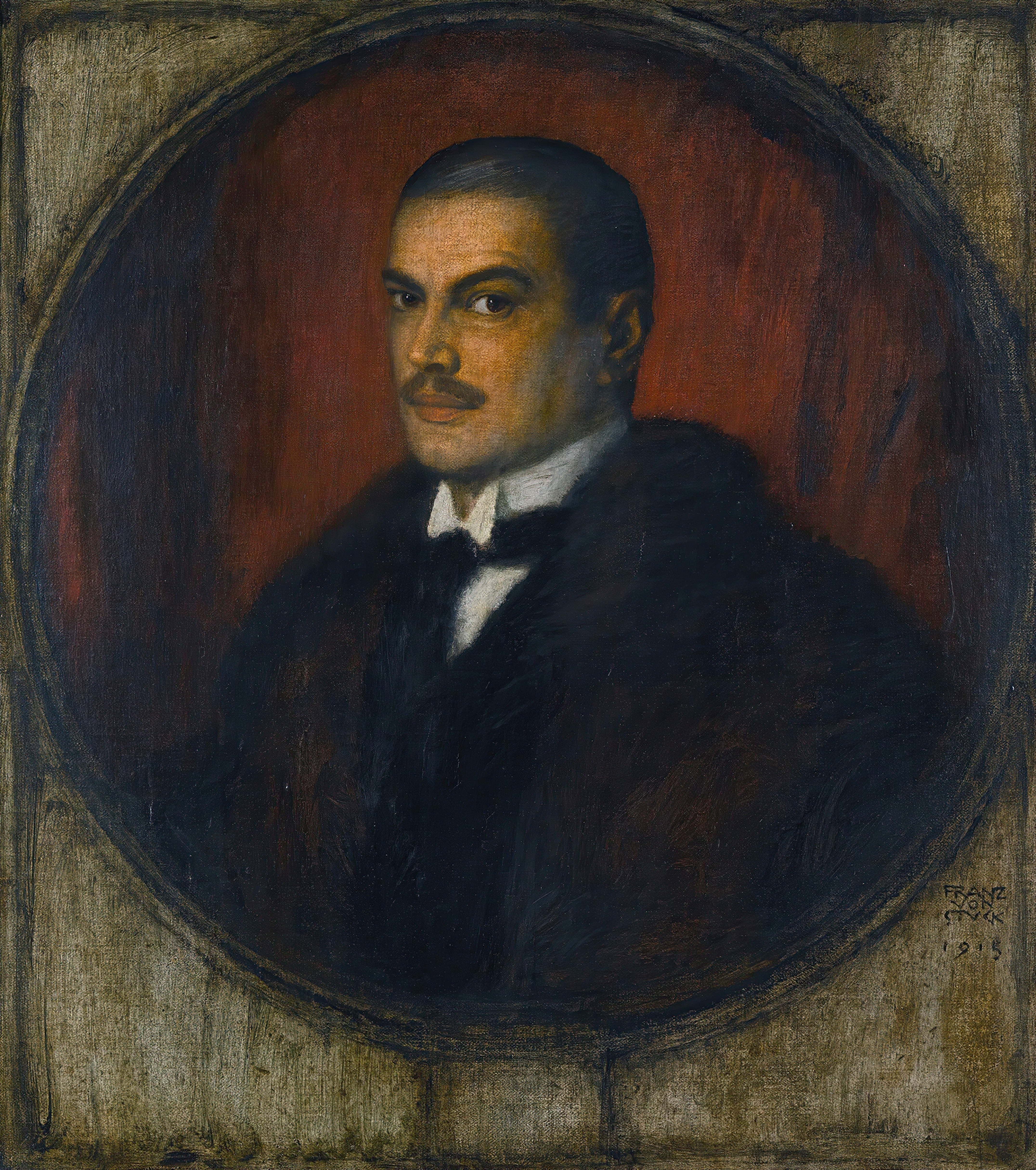 《自画像》（Self-portrait）｜弗朗茨·冯·施图克｜1915