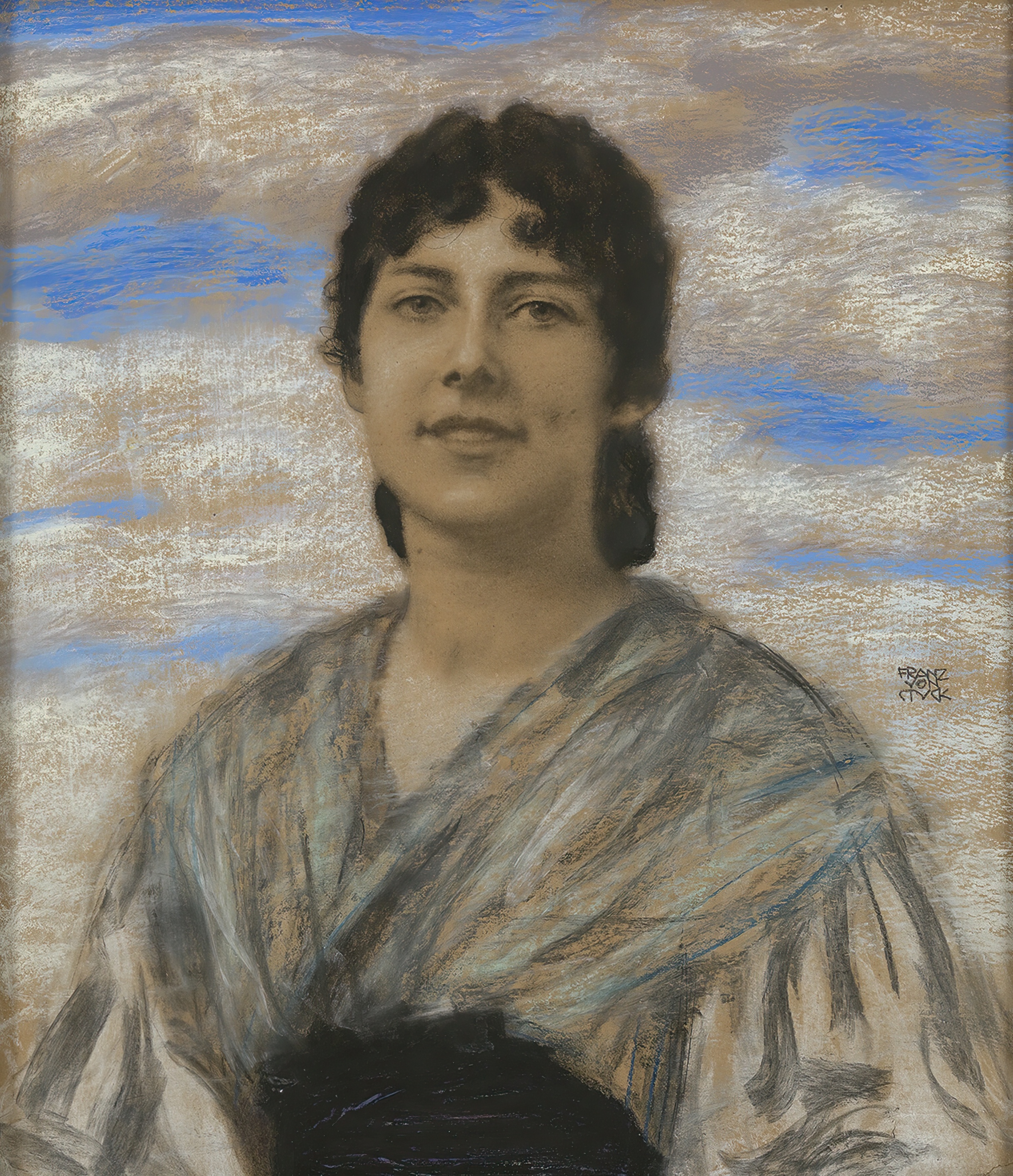 《玛丽·冯·斯塔克》（Mary von Stuck）｜弗朗茨·冯·施图克｜约 1915