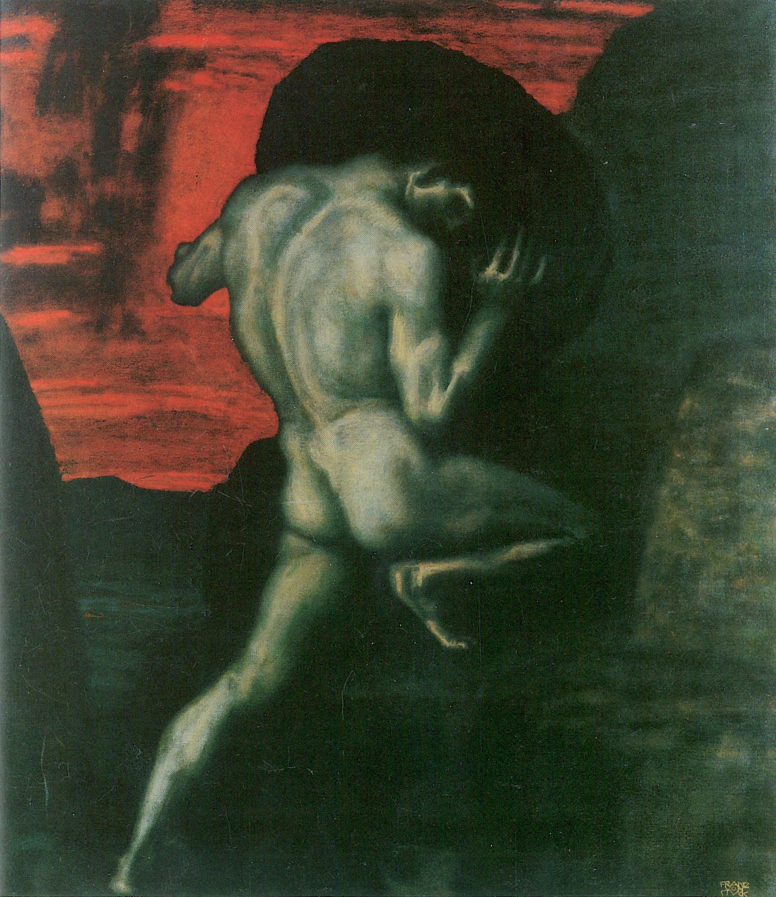 《西西弗斯》（Sisyphus）｜弗朗茨·冯·施图克｜1920