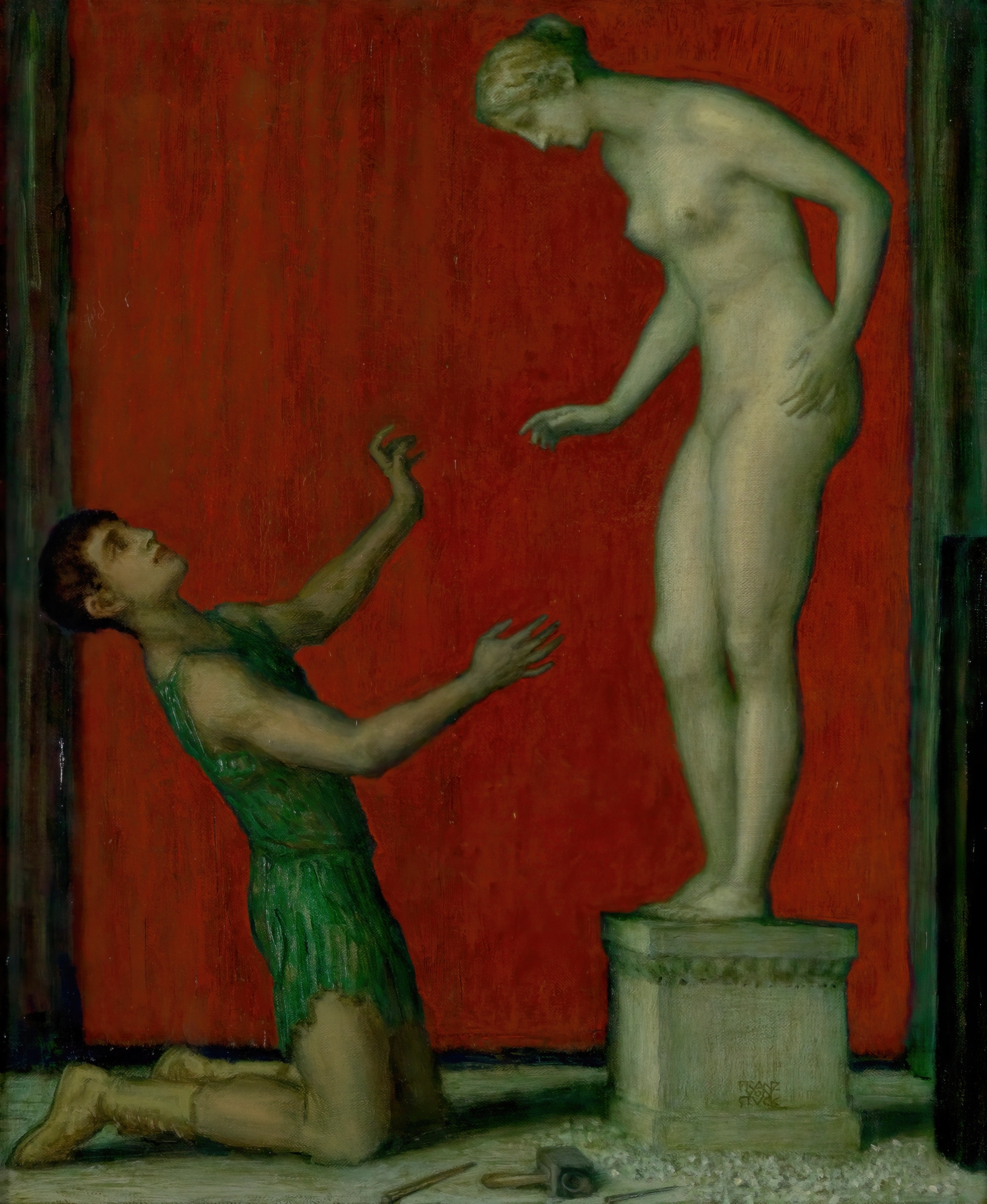 《皮格马利翁》（Pygmalion）｜弗朗茨·冯·施图克｜1926