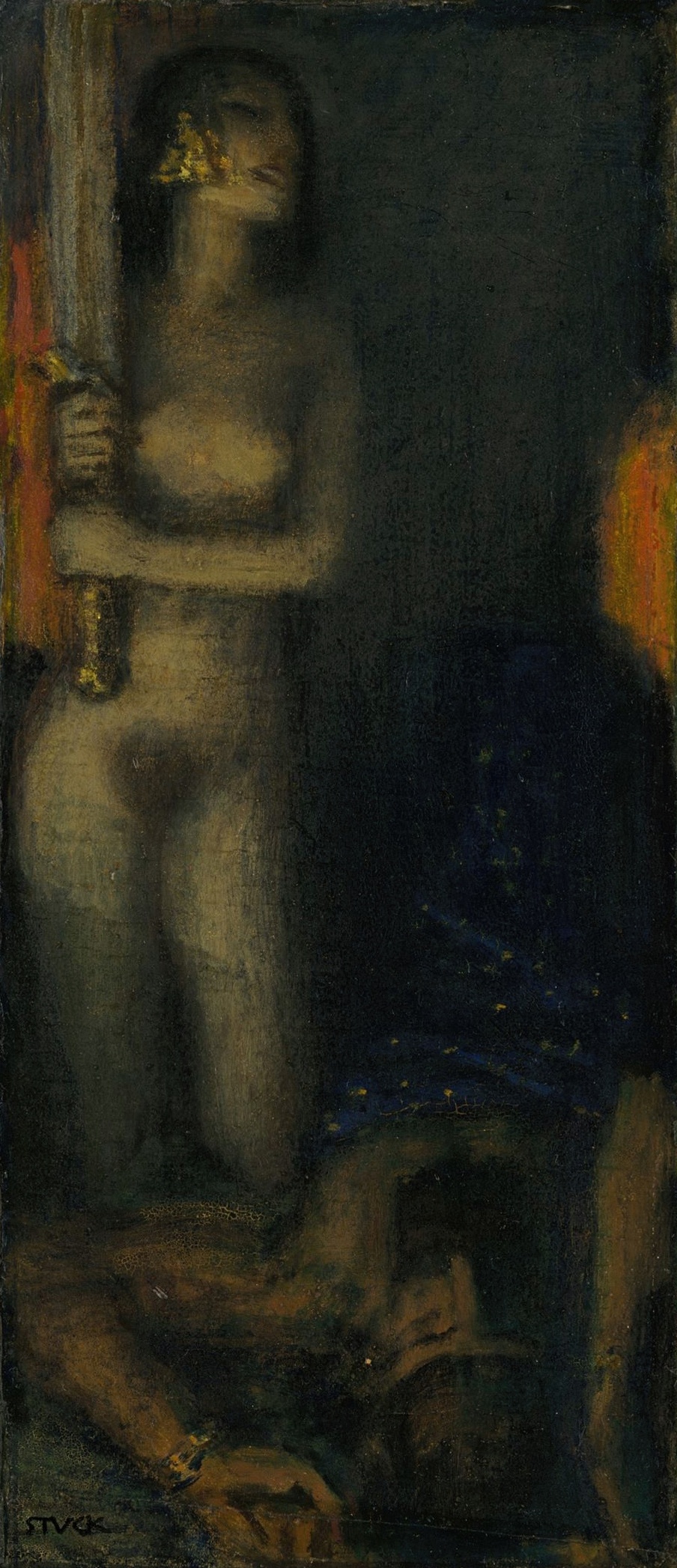 《朱迪思和何乐弗尼（习作）》（Judith and Holofernes (study)）｜弗朗茨·冯·施图克｜约 1926