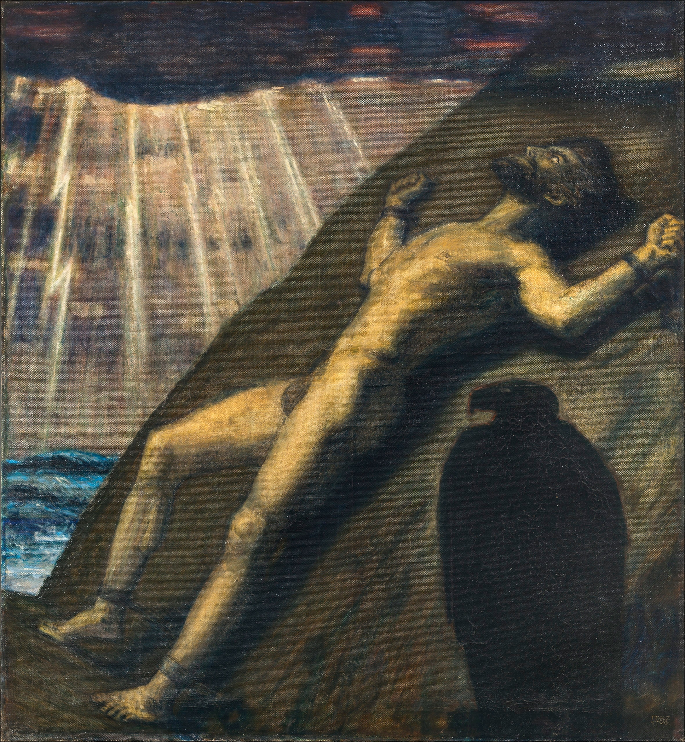 《普罗米修斯》（Prometheus）｜弗朗茨·冯·施图克｜1926
