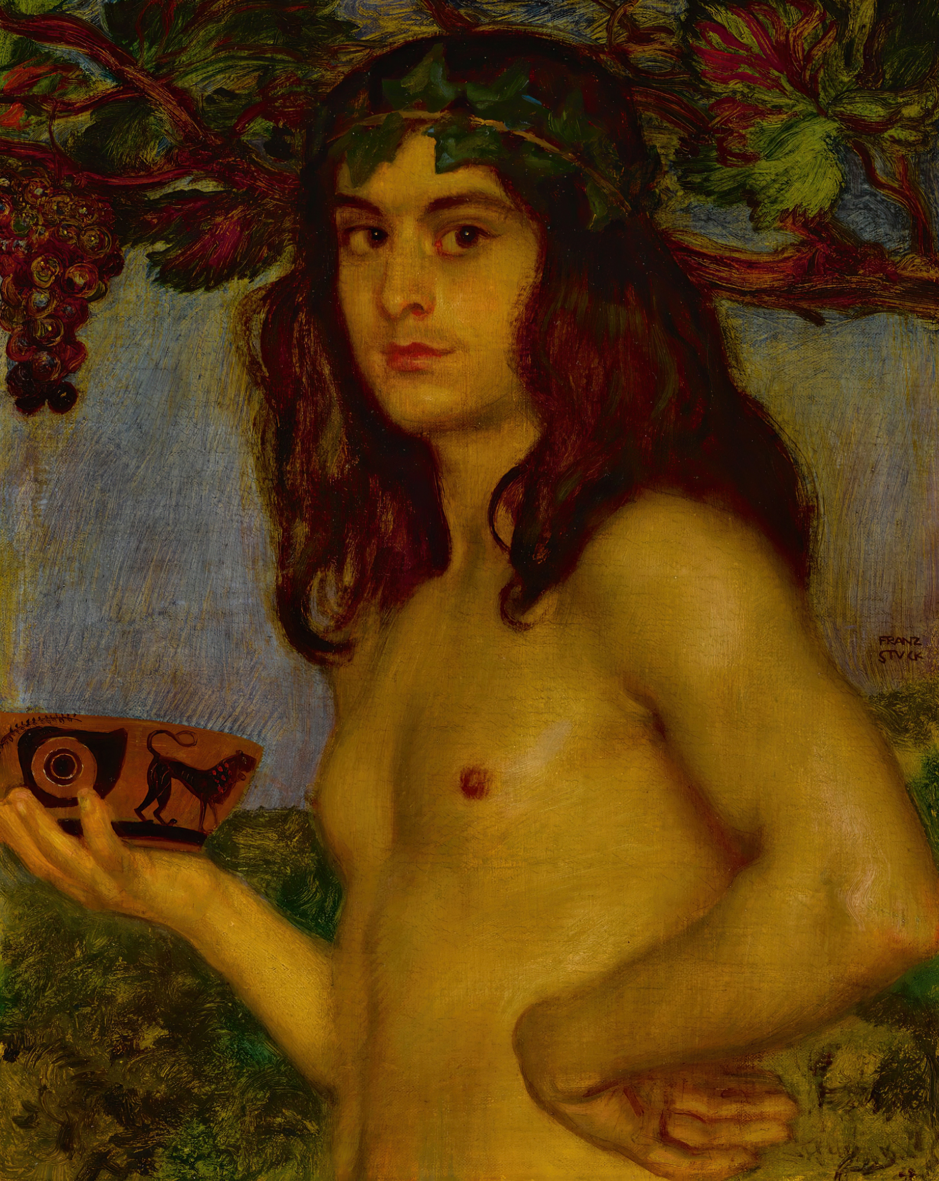 《狄俄尼索斯》（Dionysos）｜弗朗茨·冯·施图克｜不明