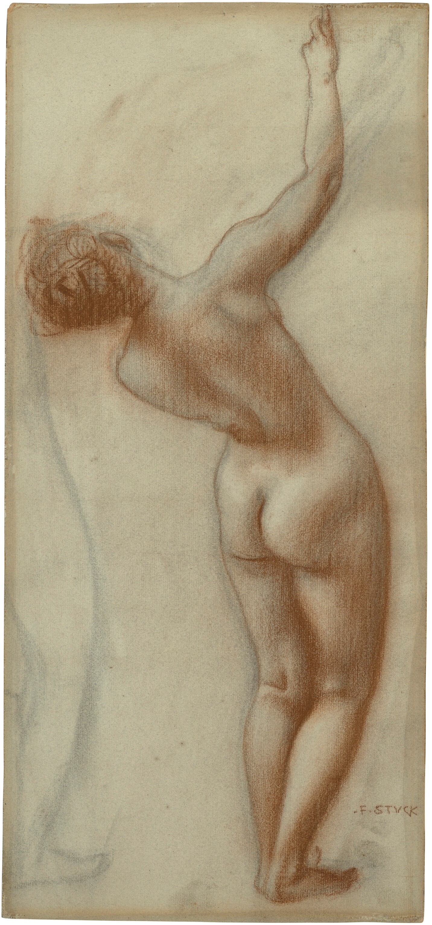 《站立裸体》（Standing Nude）｜弗朗茨·冯·施图克｜不明