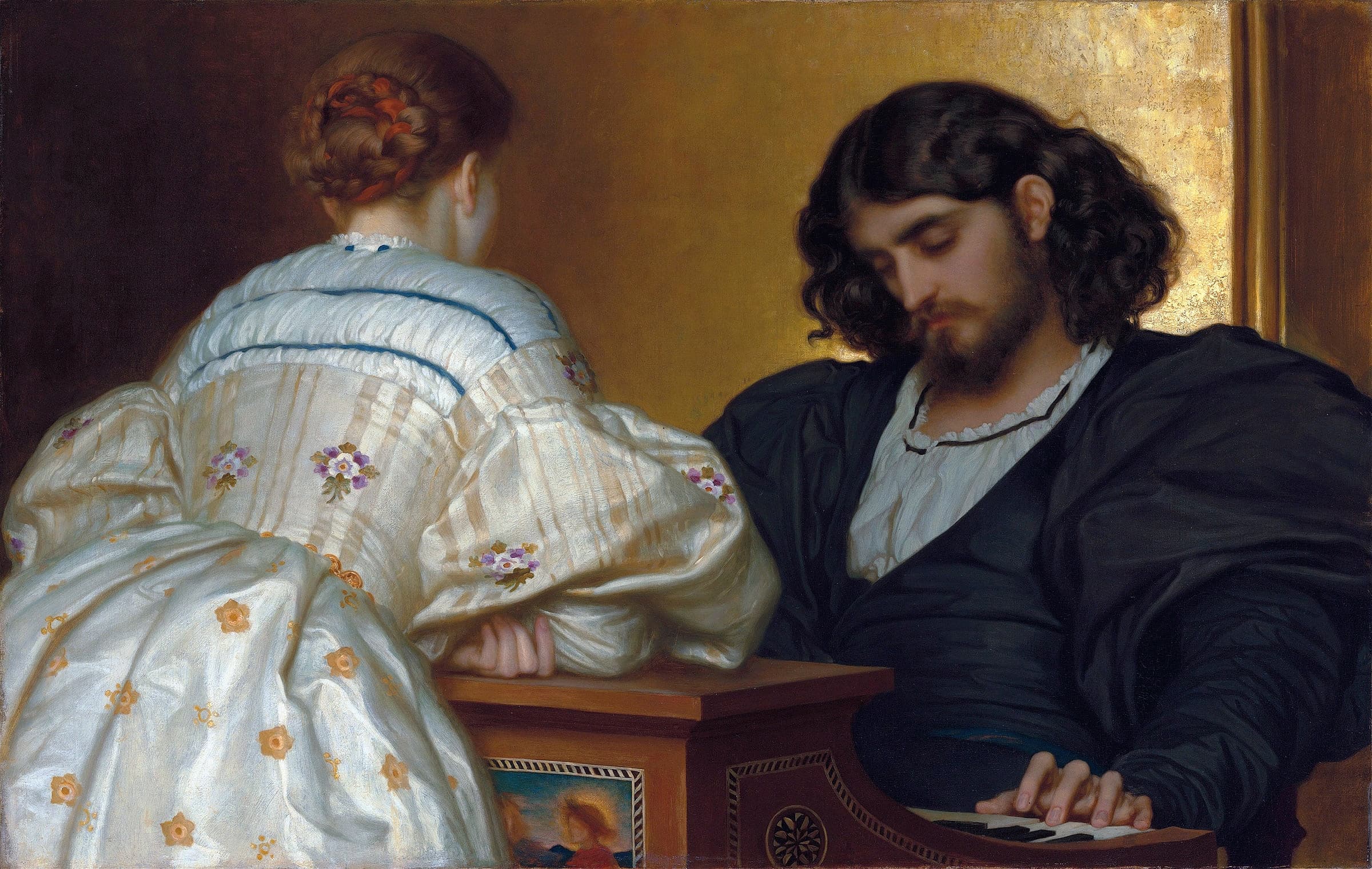 《黄金时段》（Golden hours）｜弗雷德里克·莱顿 Frederic Leighton｜1864