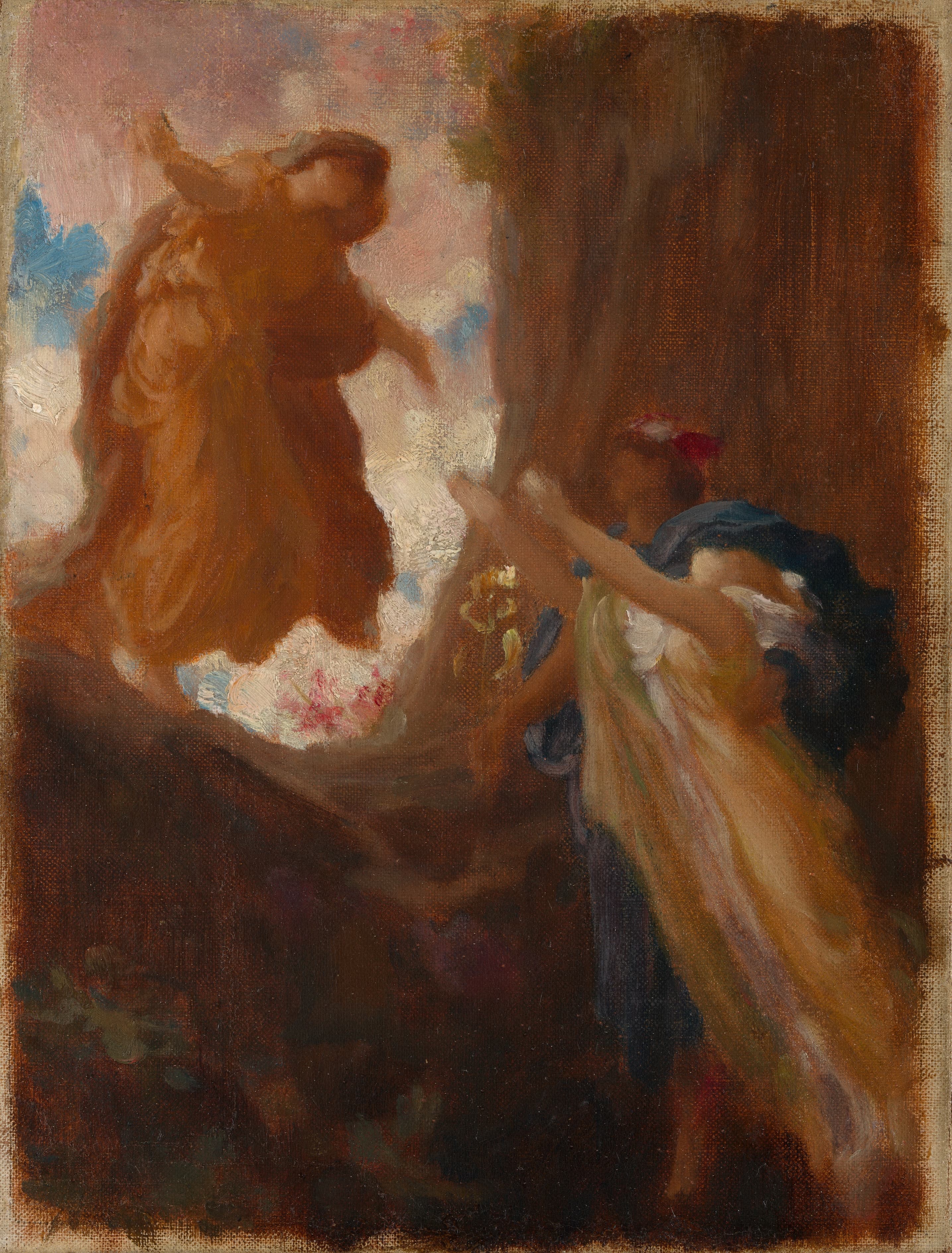 《珀尔塞福涅的归来》（The Return of Persephone）｜弗雷德里克·莱顿 Frederic Leighton｜约1890–91