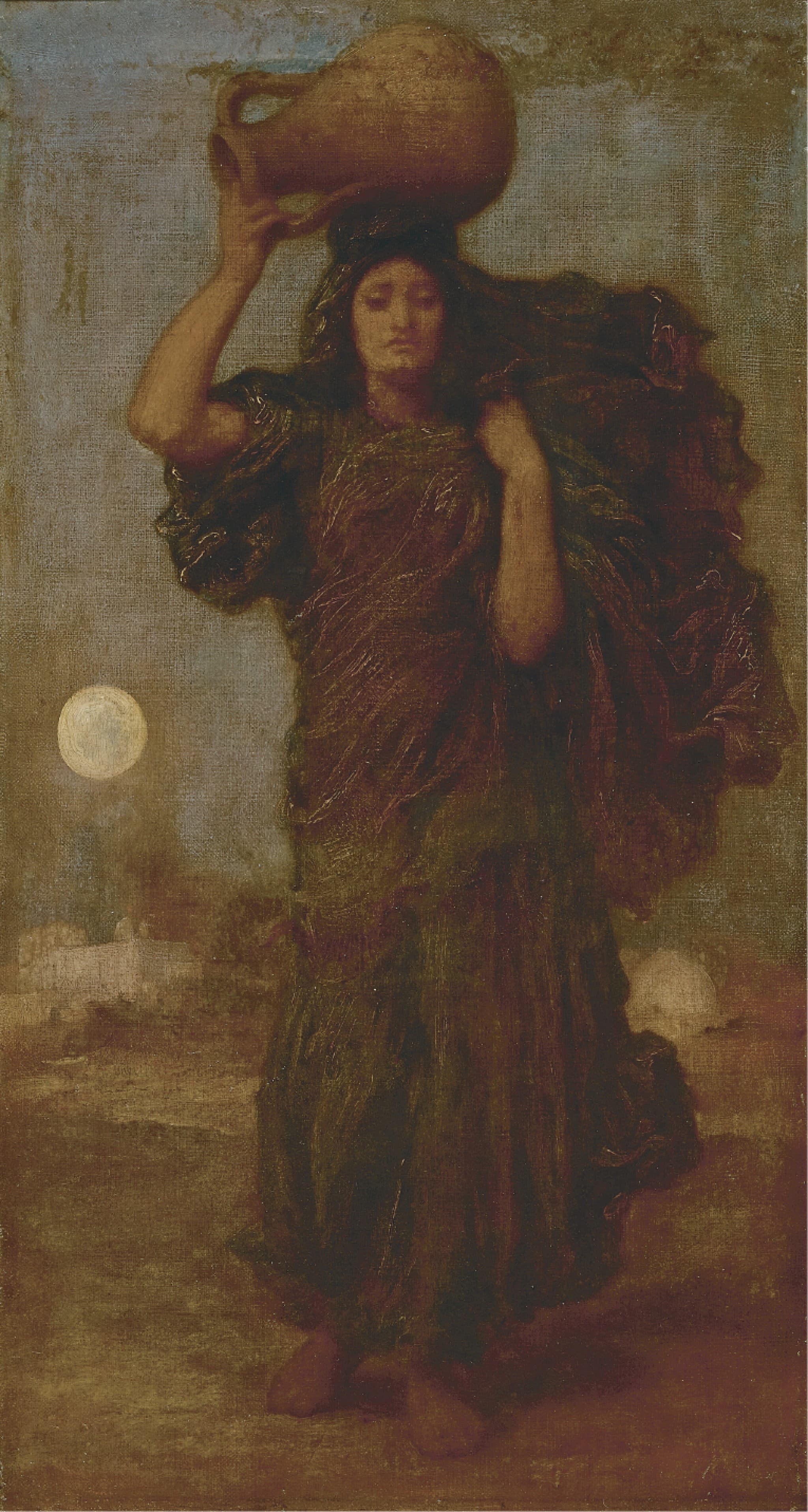 《尼罗河女人》（A Nile Woman）｜弗雷德里克·莱顿 Frederic Leighton｜不明