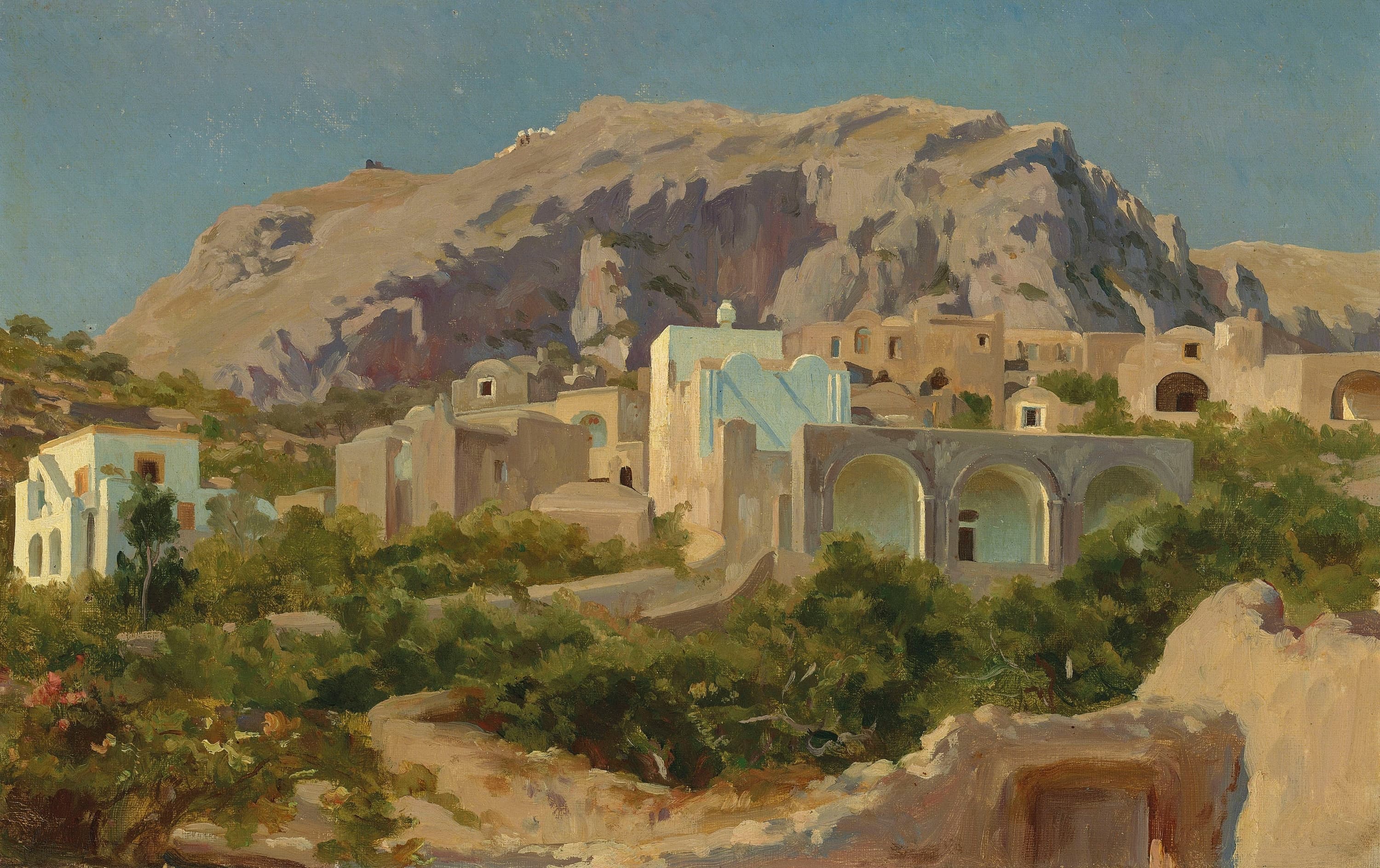 《卡普里岛》（Capri）｜弗雷德里克·莱顿 Frederic Leighton｜不明