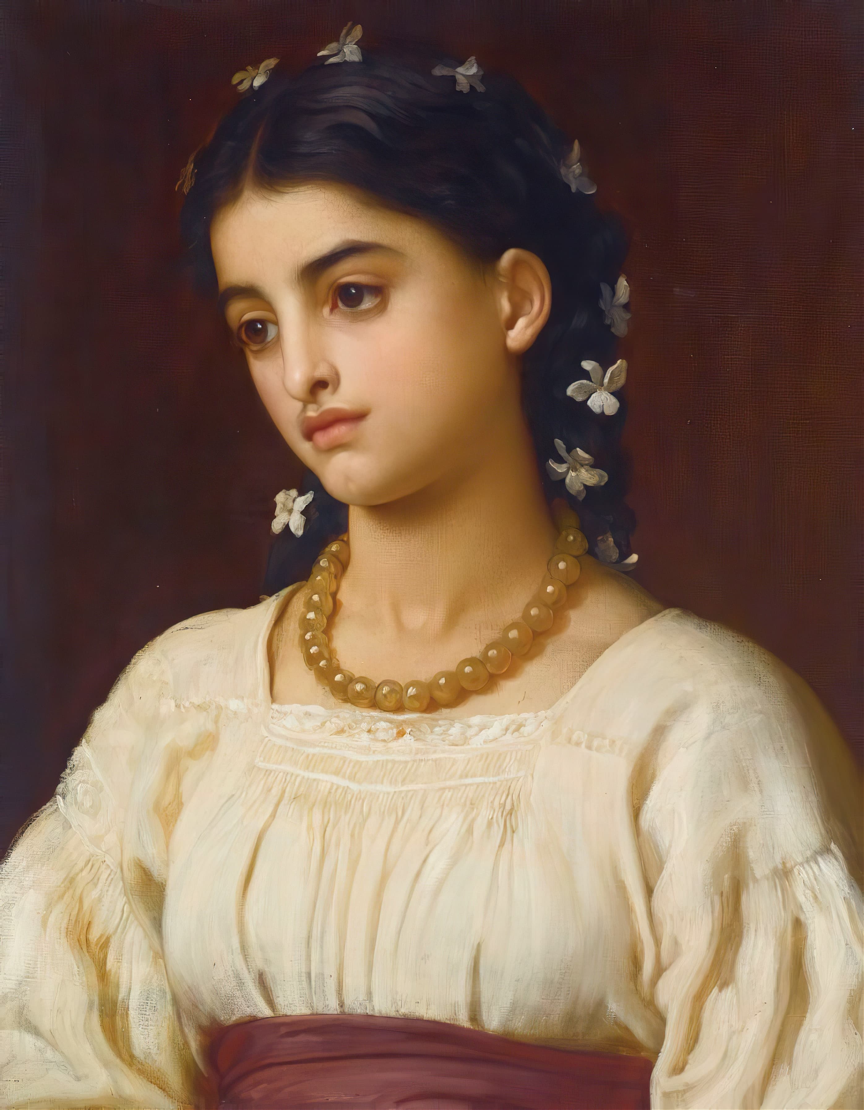 《卡塔琳娜》（Catarina）｜弗雷德里克·莱顿 Frederic Leighton｜不明