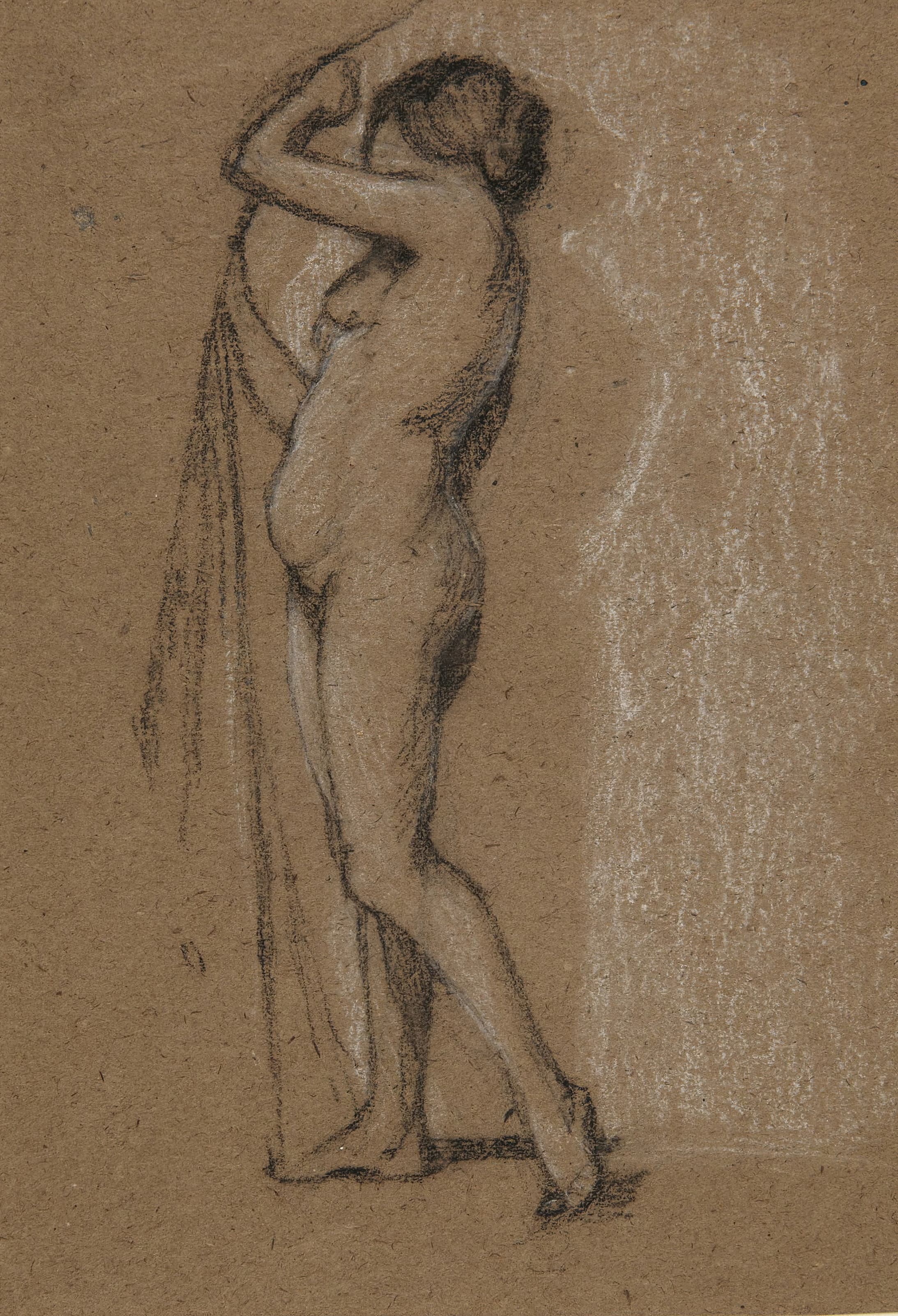 《女性裸体》（Female nude）｜弗雷德里克·莱顿 Frederic Leighton｜不明