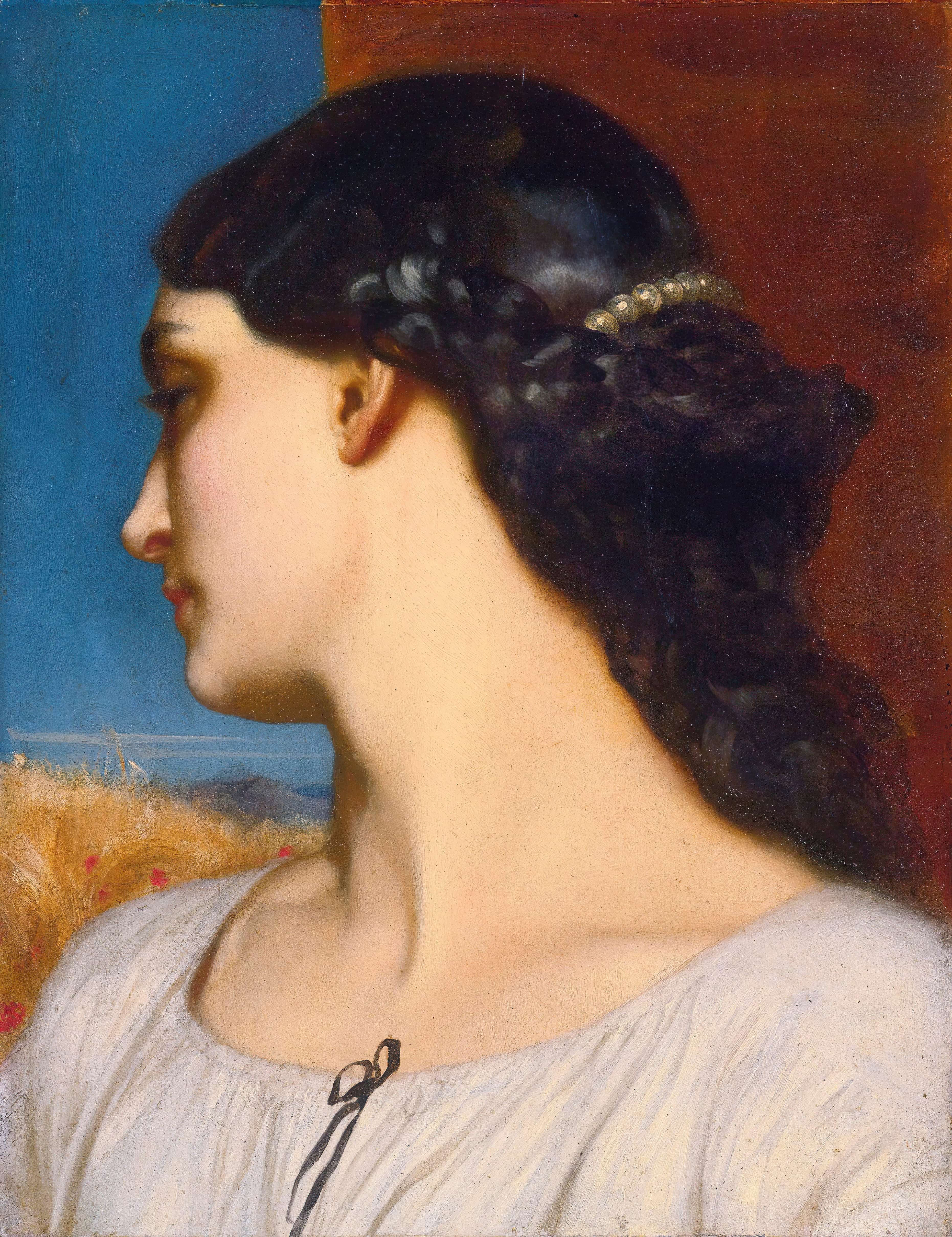 《拉南纳（阳光灿烂的时刻）》（La Nanna (Sunny Hours)）｜弗雷德里克·莱顿 Frederic Leighton｜不明