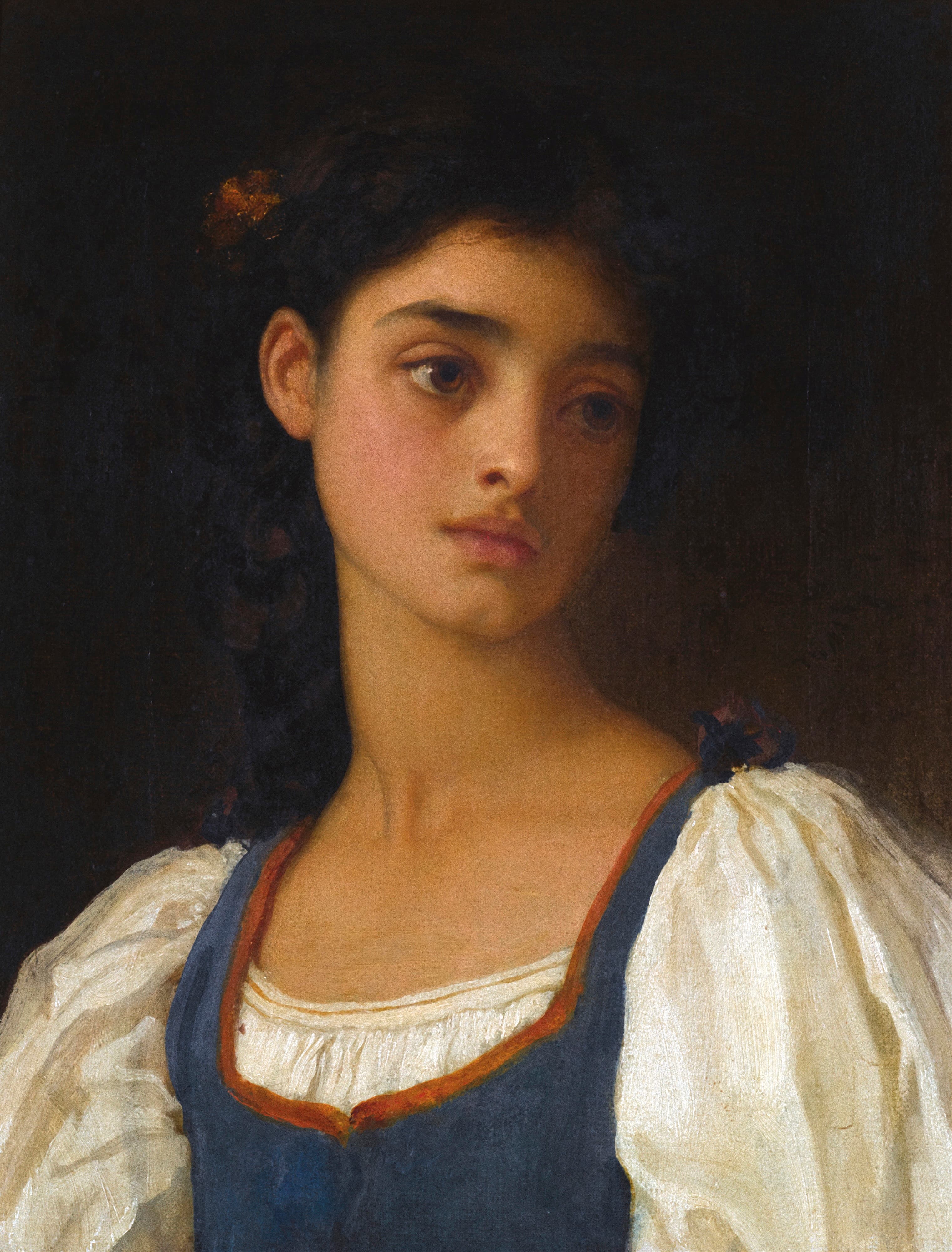 《尼坎德拉》（Nicandra）｜弗雷德里克·莱顿 Frederic Leighton｜不明