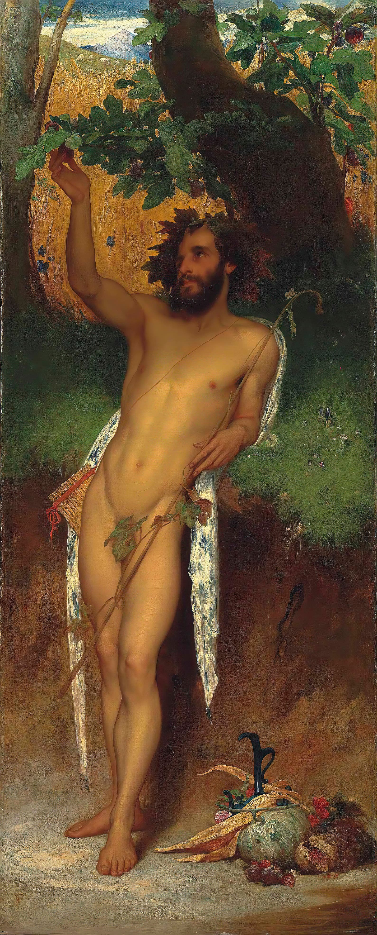 《平底锅》（Pan）｜弗雷德里克·莱顿 Frederic Leighton｜不明