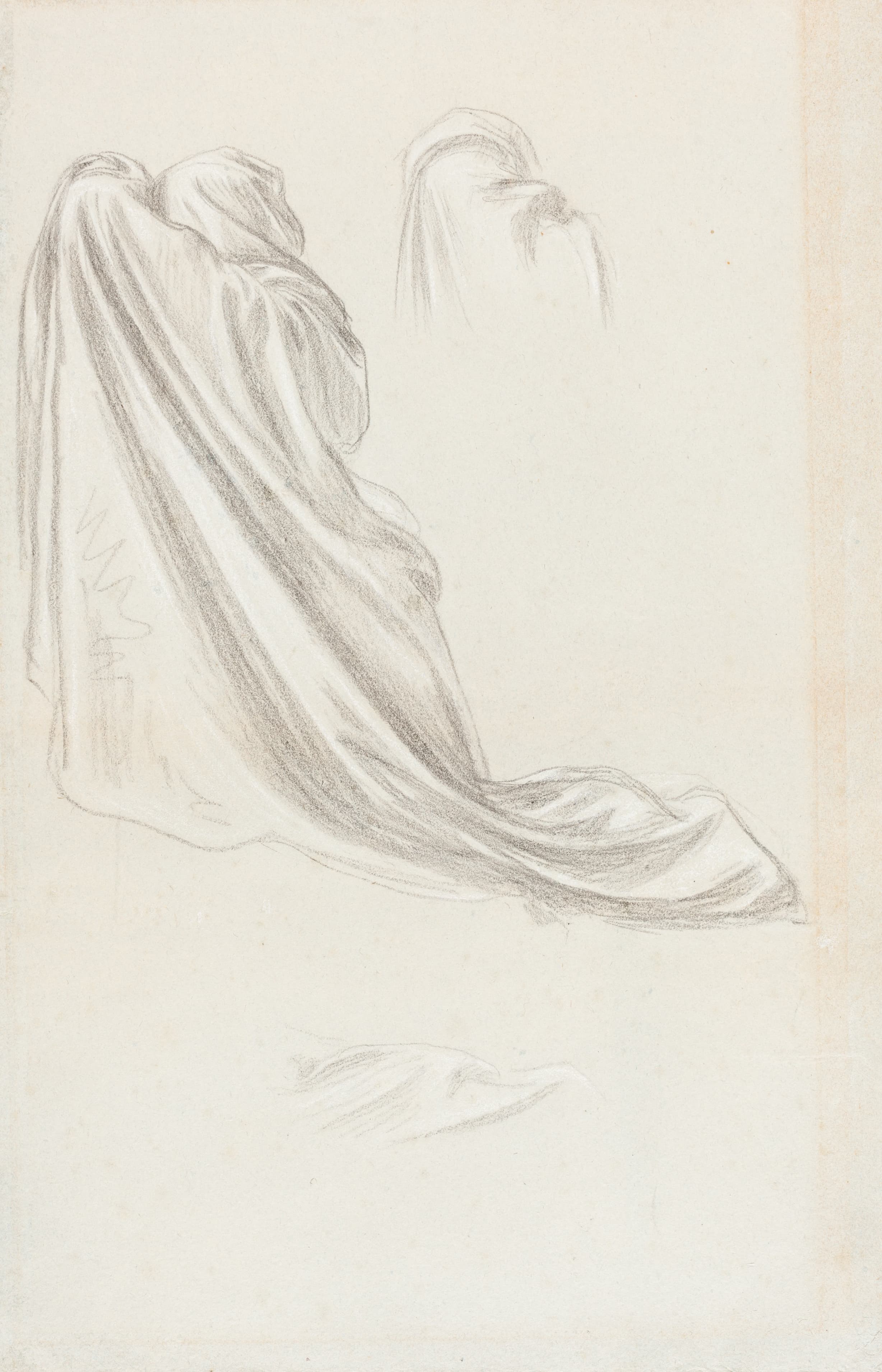 《聪明与愚拙的童女》研究》（Study for 'The Wise and Foolish Virgins'）｜弗雷德里克·莱顿 Frederic Leighton｜不明