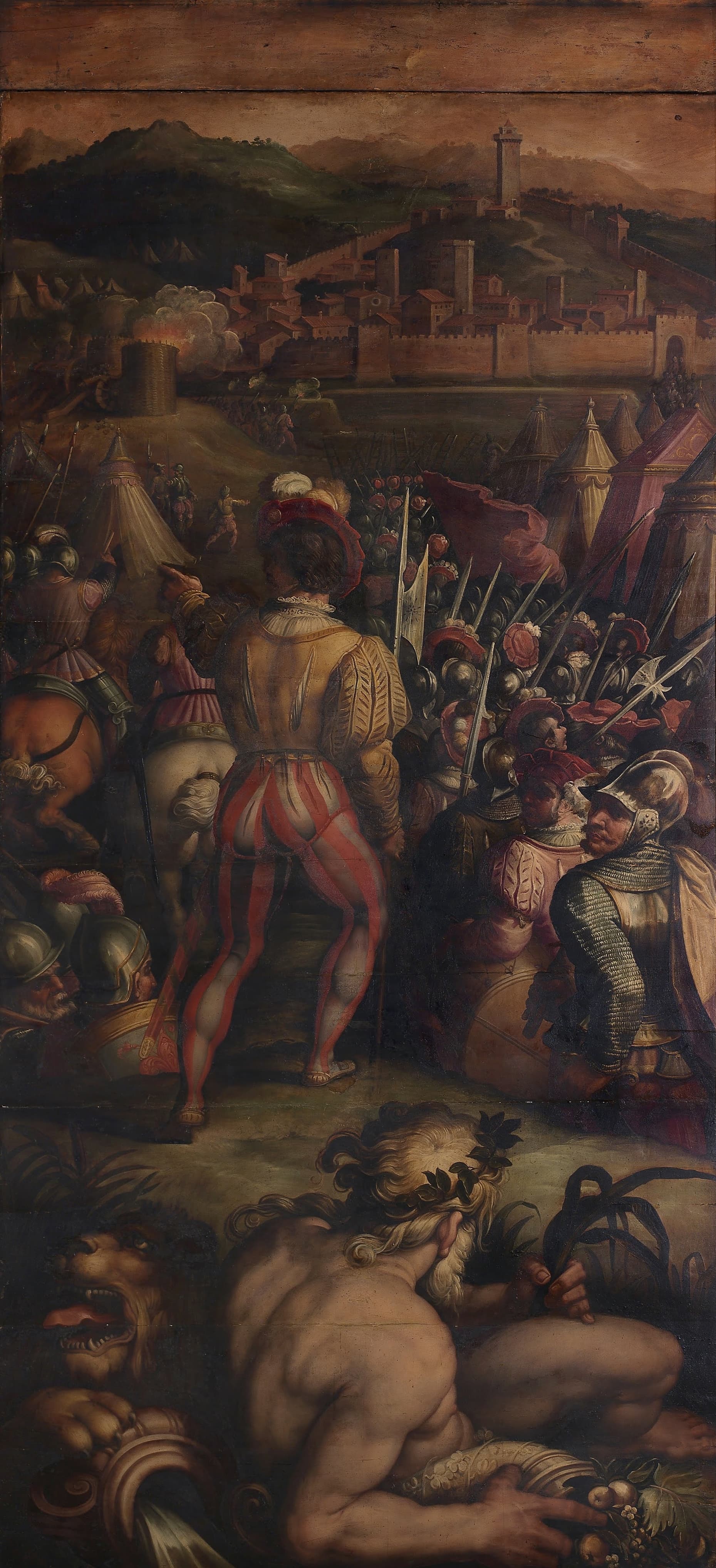 《攻占维科皮萨诺》（Capture of Vicopisano）｜乔尔乔·瓦萨里 Giorgio Vasari｜1563–1565