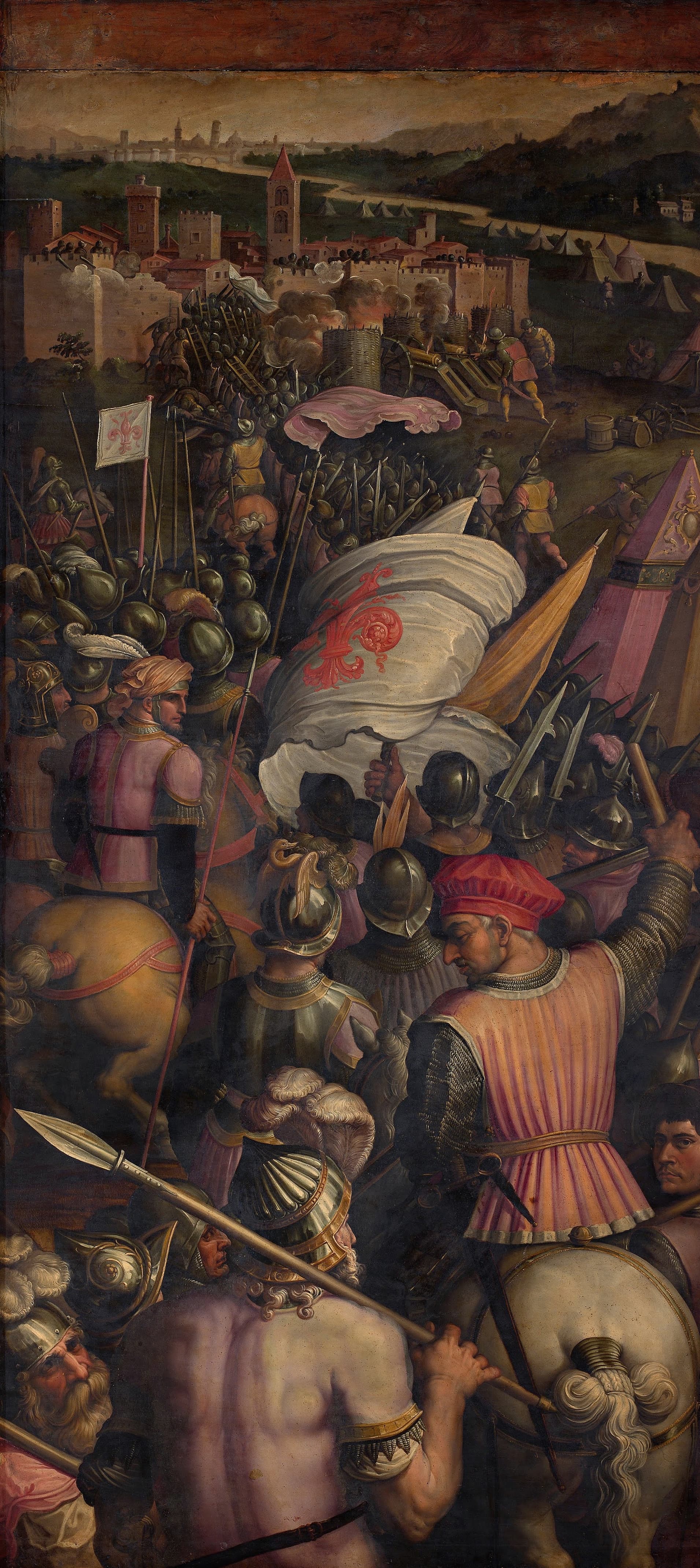 《攻占卡希纳》（Capture of Cascina）｜乔尔乔·瓦萨里 Giorgio Vasari｜1563–1565