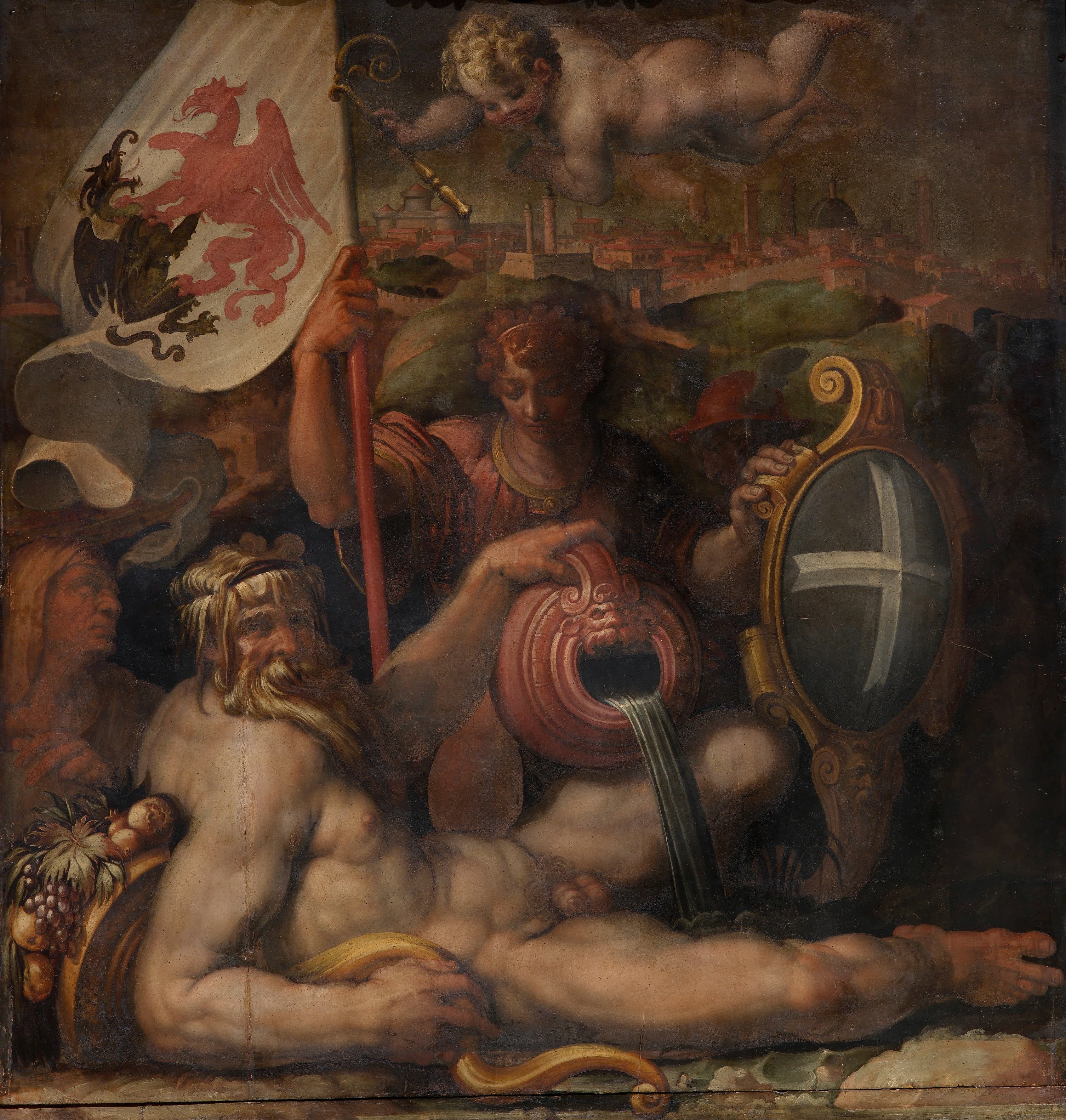 《沃尔泰拉的寓言》（Allegory of Volterra）｜乔尔乔·瓦萨里 Giorgio Vasari｜1563–1565
