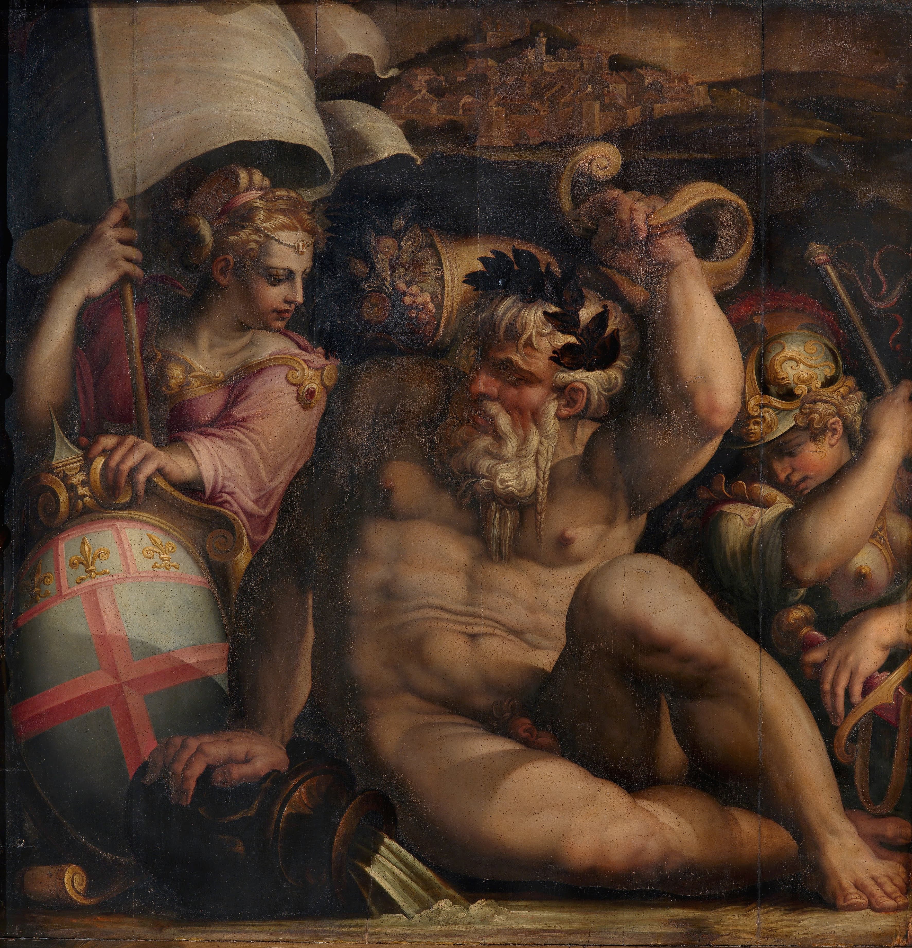 《罗马涅的寓言》（Allegory of Romagna）｜乔尔乔·瓦萨里 Giorgio Vasari｜1563–1565