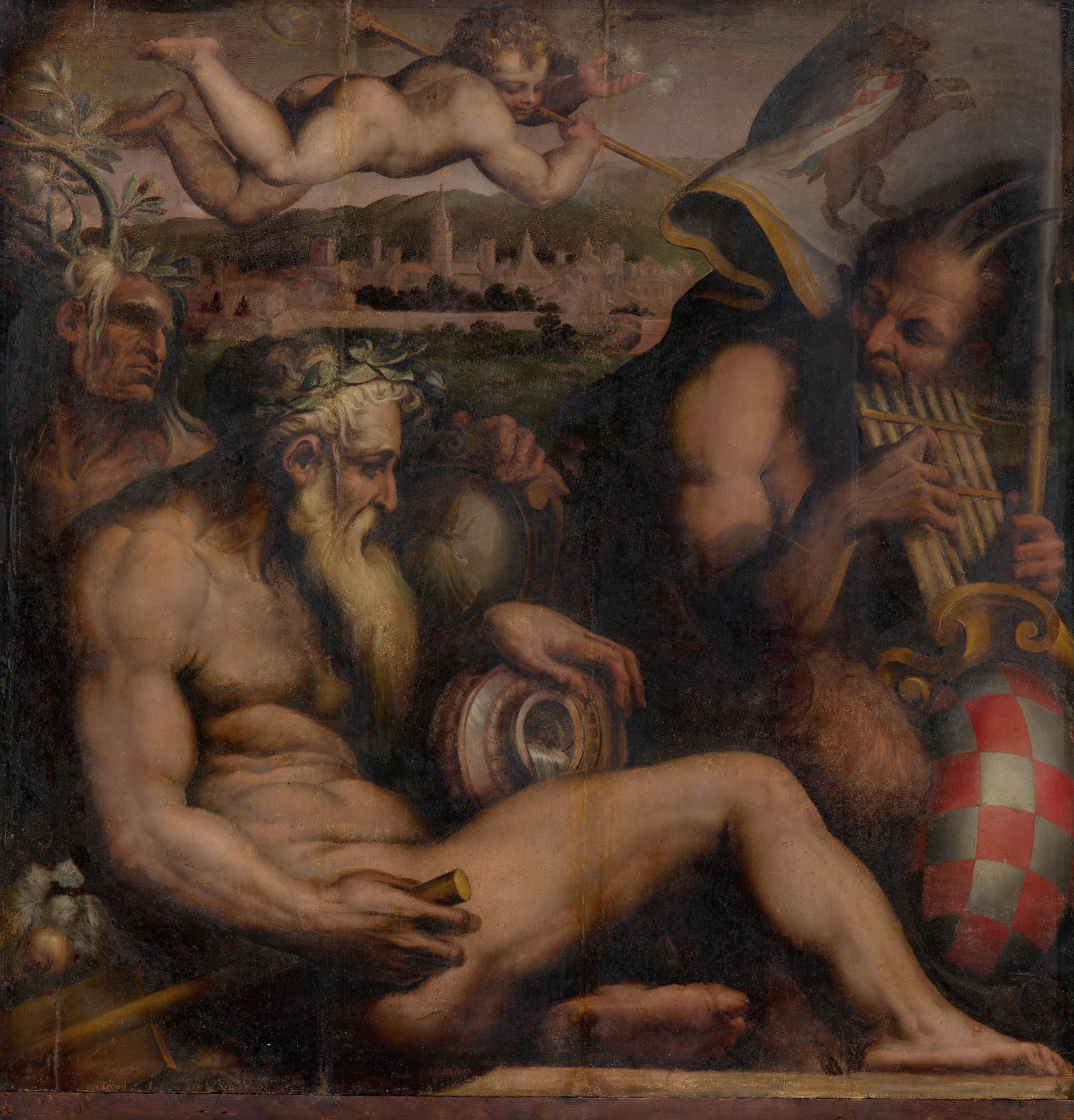 《皮斯托亚的寓言》（Allegory of Pistoia）｜乔尔乔·瓦萨里 Giorgio Vasari｜1563–1565