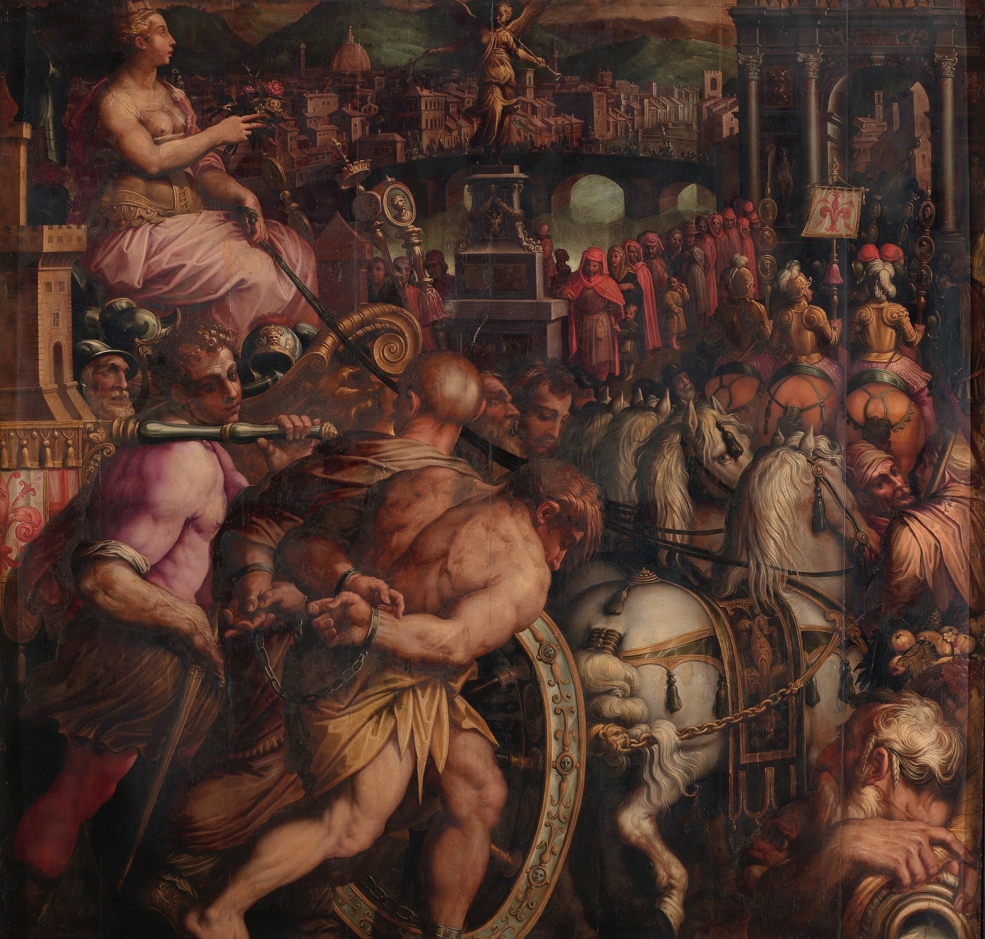 《比萨胜利后的胜利》（Triumph after the Victory On Pisa）｜乔尔乔·瓦萨里 Giorgio Vasari｜1563–1565