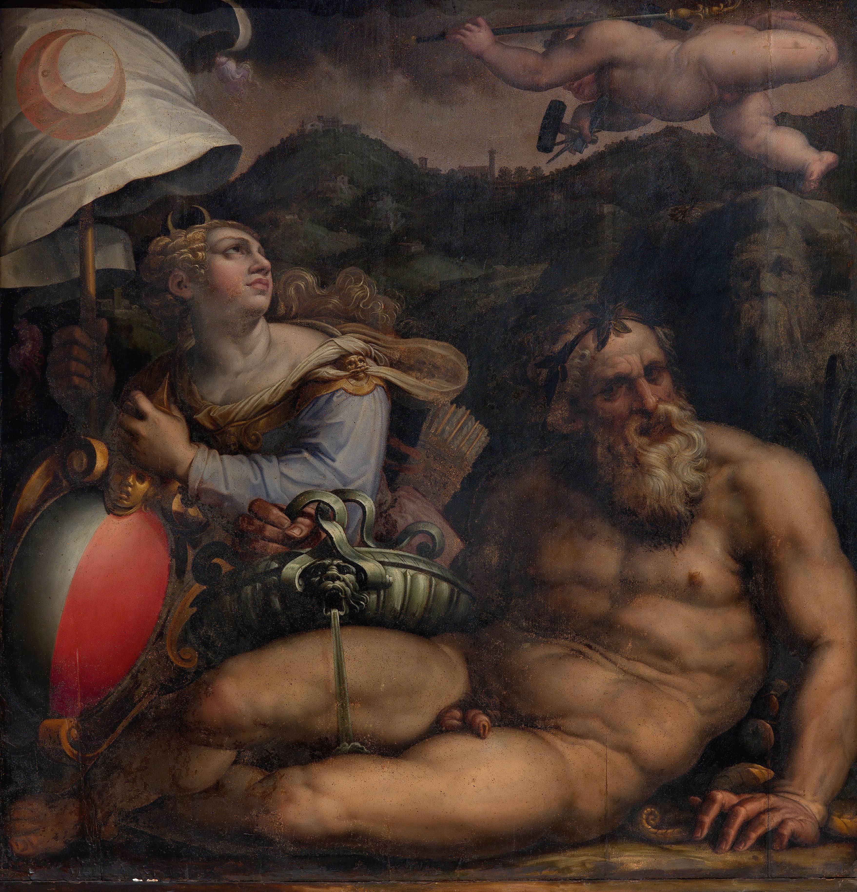《菲耶索莱的寓言》（Allegory of Fiesole）｜乔尔乔·瓦萨里 Giorgio Vasari｜1563–1565