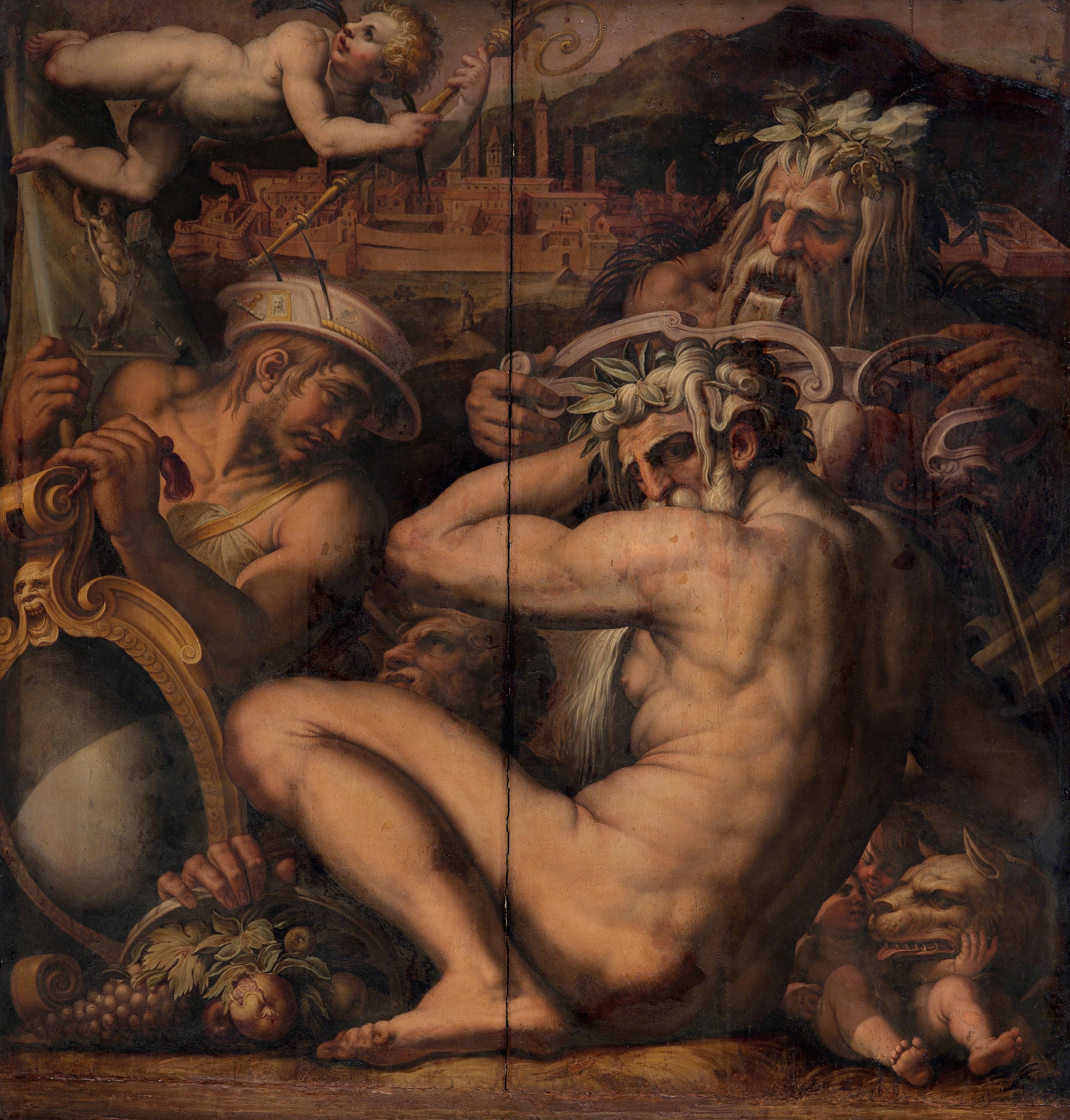 《博尔戈·圣塞波尔克罗和安吉亚里的寓言》（Allegory of Borgo San Sepolcro and Anghiari）｜乔尔乔·瓦萨里 Giorgio Vasari｜1563–1565