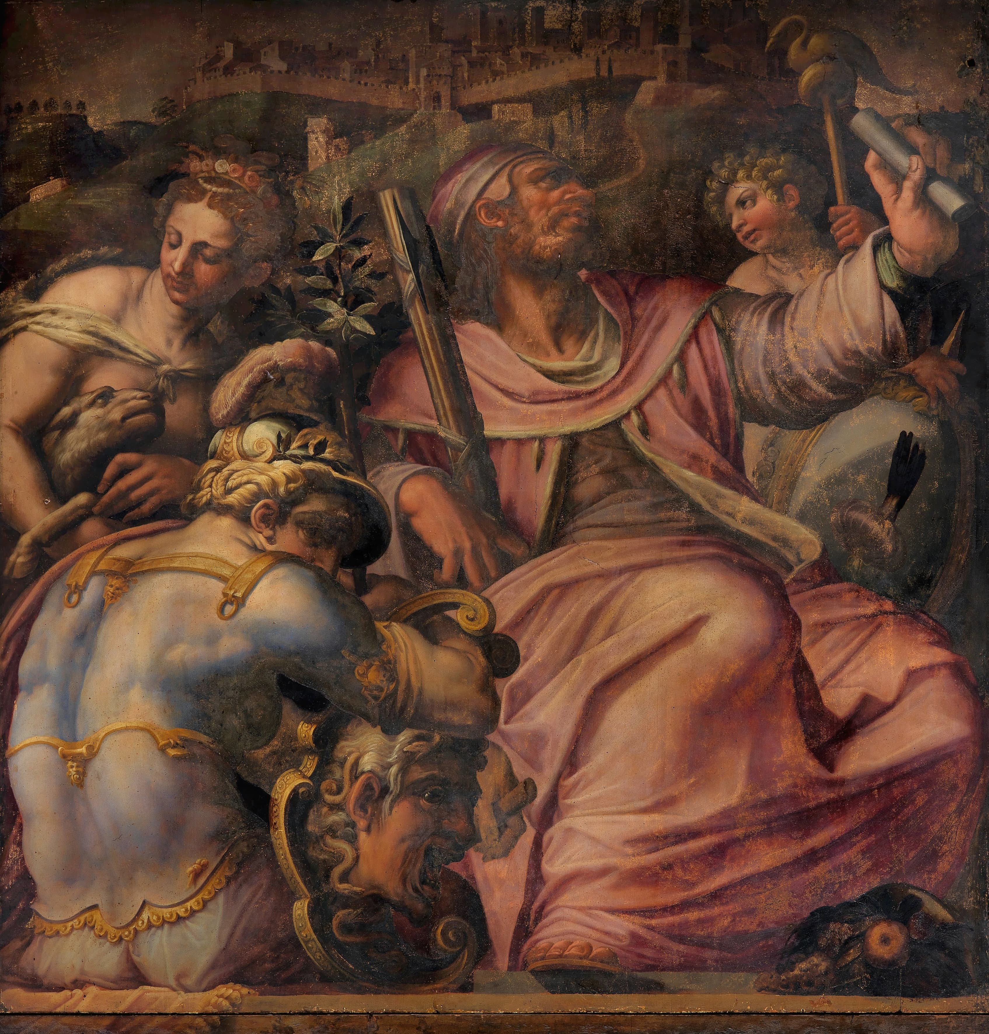 《切塔尔多的寓言》（Allegory of Certaldo）｜乔尔乔·瓦萨里 Giorgio Vasari｜1563–1565