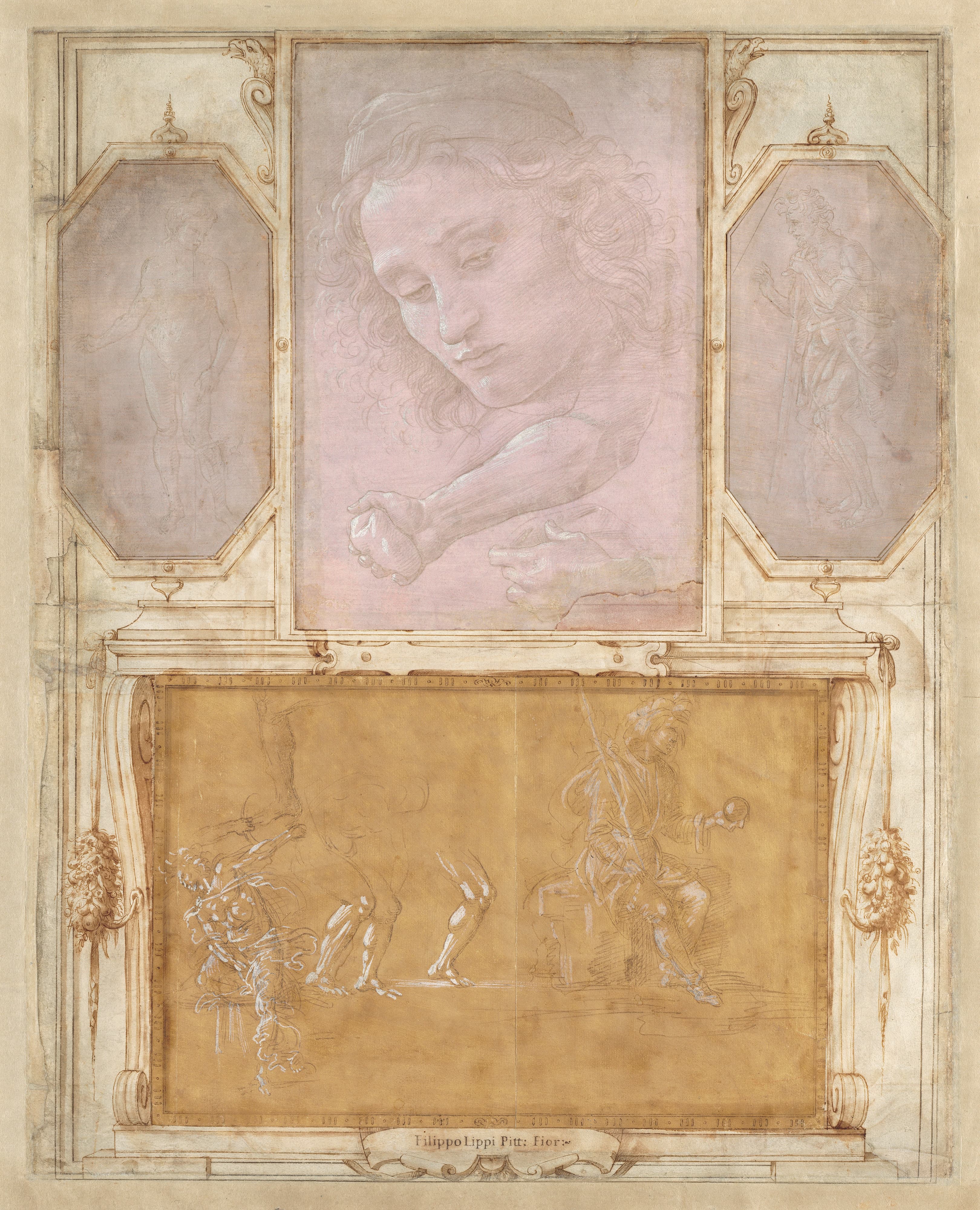 素描集册页