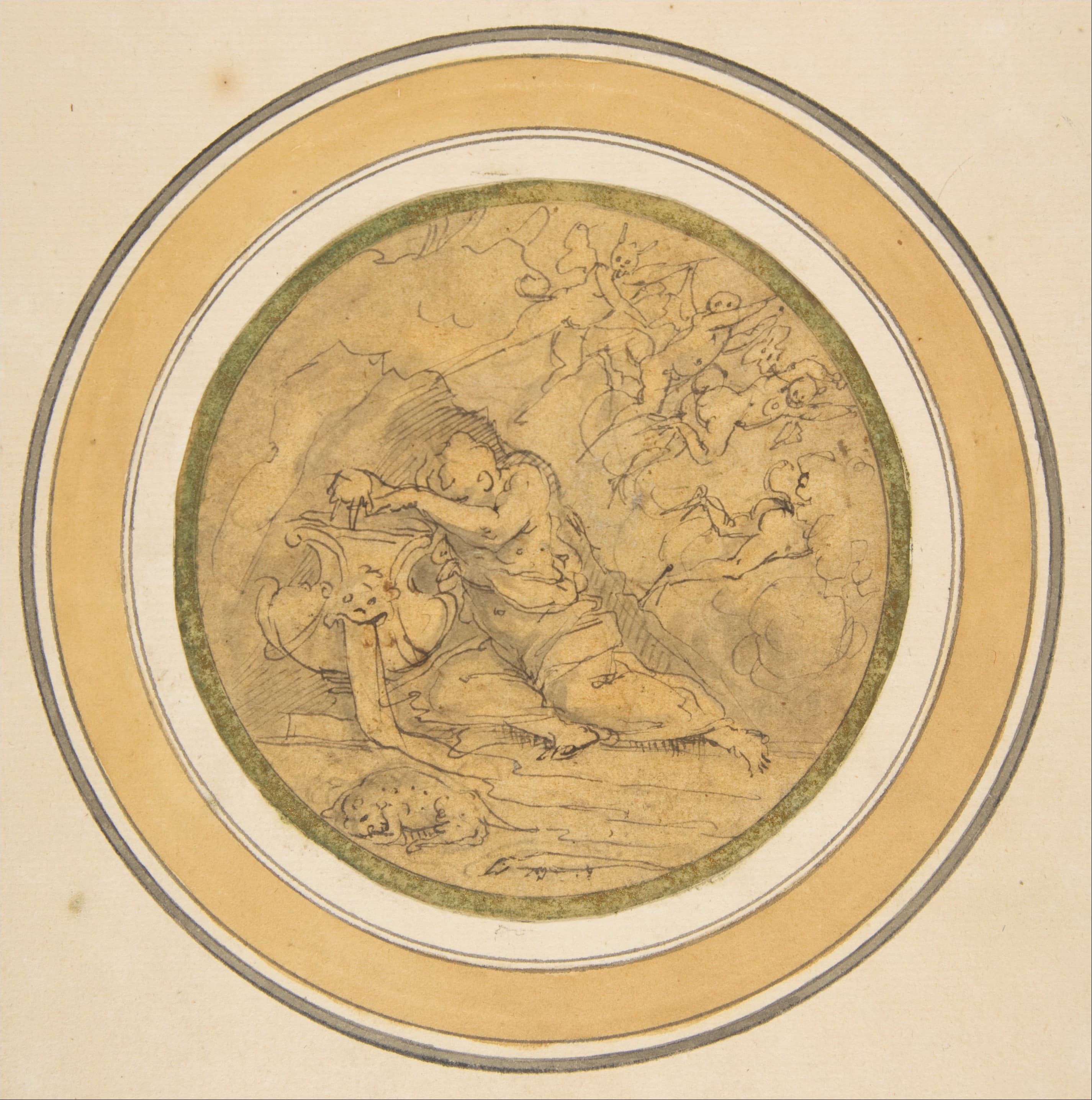 《遗忘的寓意》（Allegory of Forgetfulness）｜乔尔乔·瓦萨里 Giorgio Vasari｜约1570