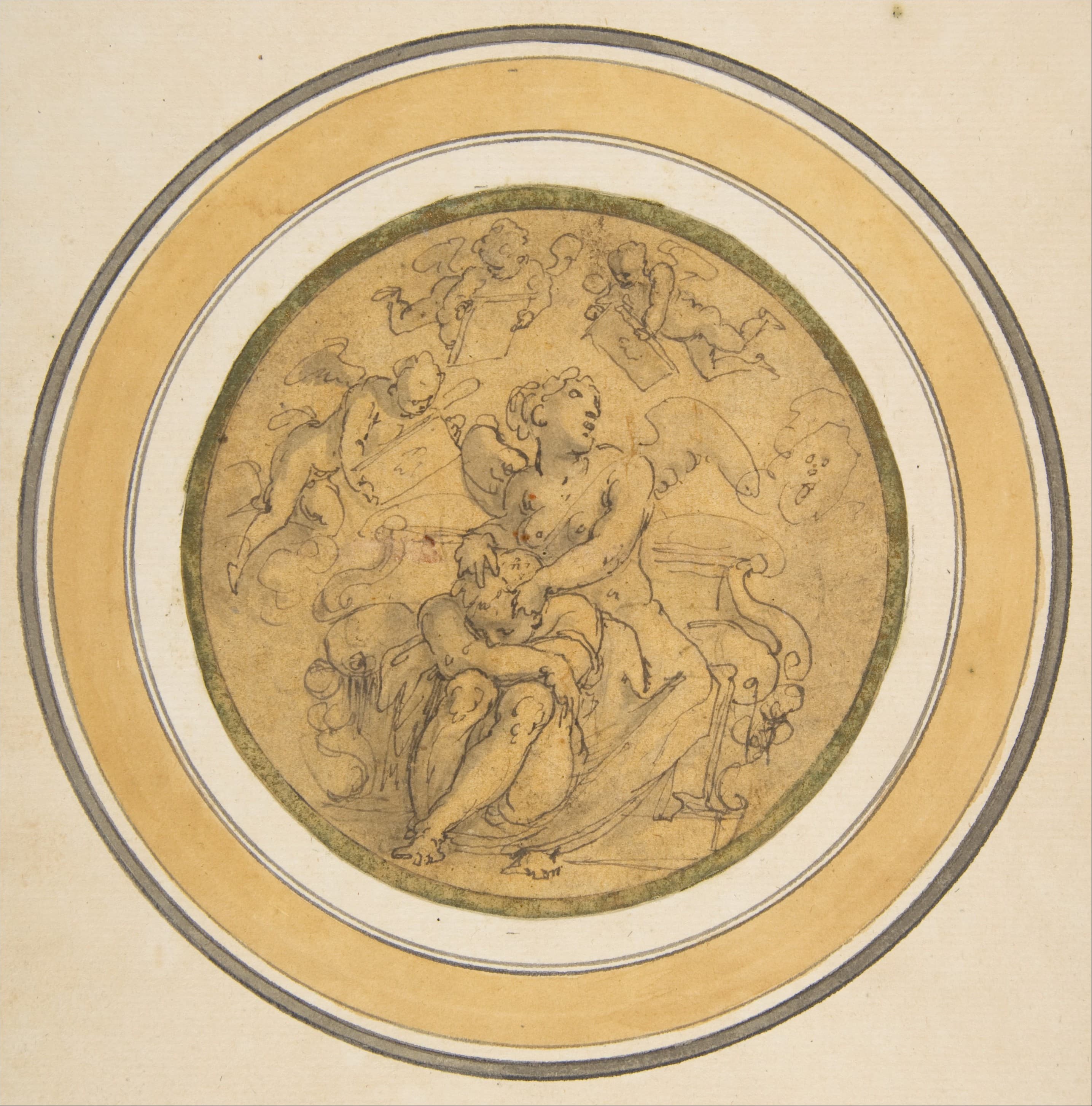 《睡眠的寓意》（Allegory of Sleep）｜乔尔乔·瓦萨里 Giorgio Vasari｜约1570