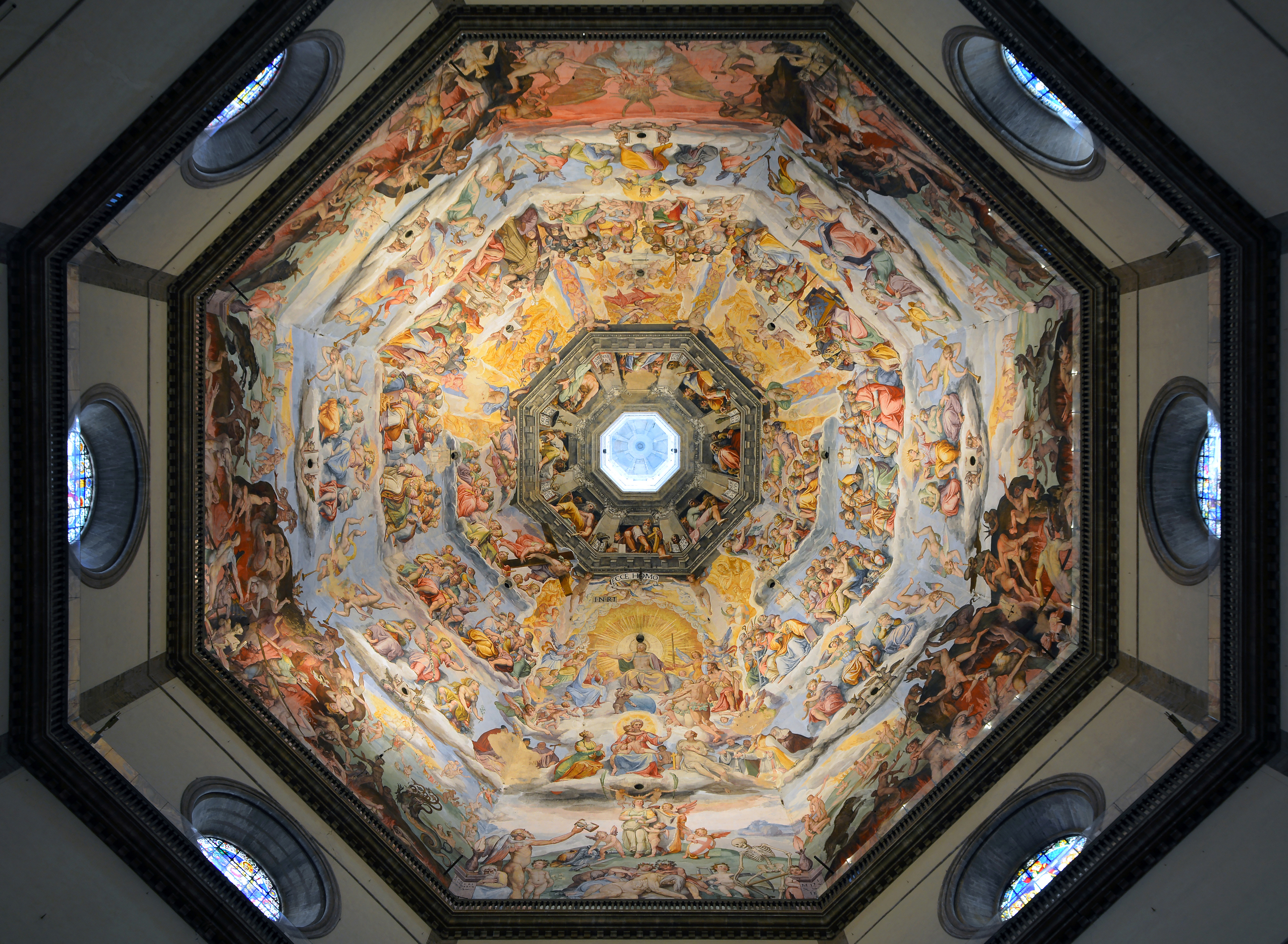 《最后的审判（佛罗伦萨主教座堂穹顶）》（The Last Judgment (Dome of Florence Cathedral)）｜乔尔乔·瓦萨里 Giorgio Vasari｜1572–1579