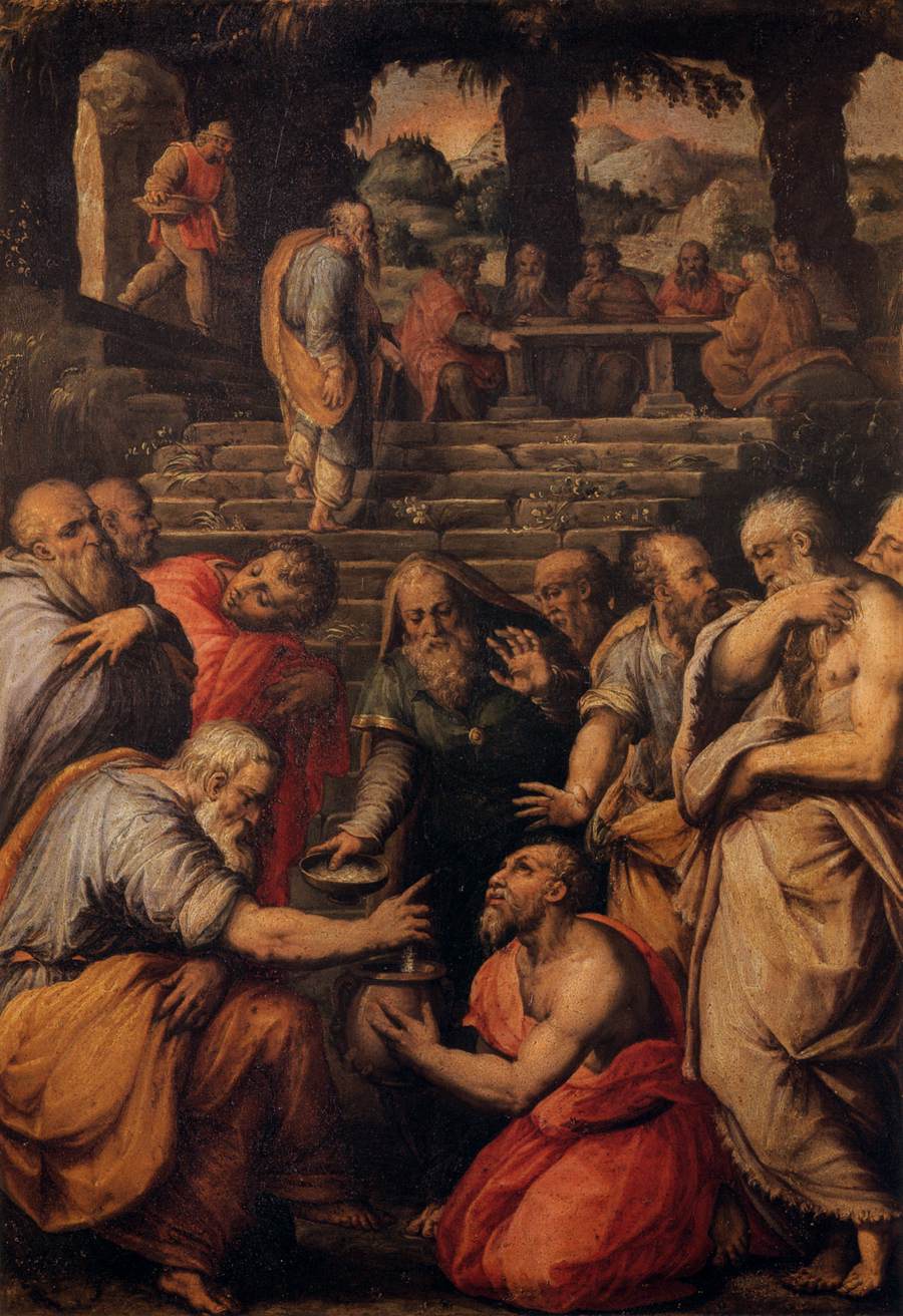 《先知以利沙》（The Prophet Elisha）｜乔尔乔·瓦萨里 Giorgio Vasari｜约1566