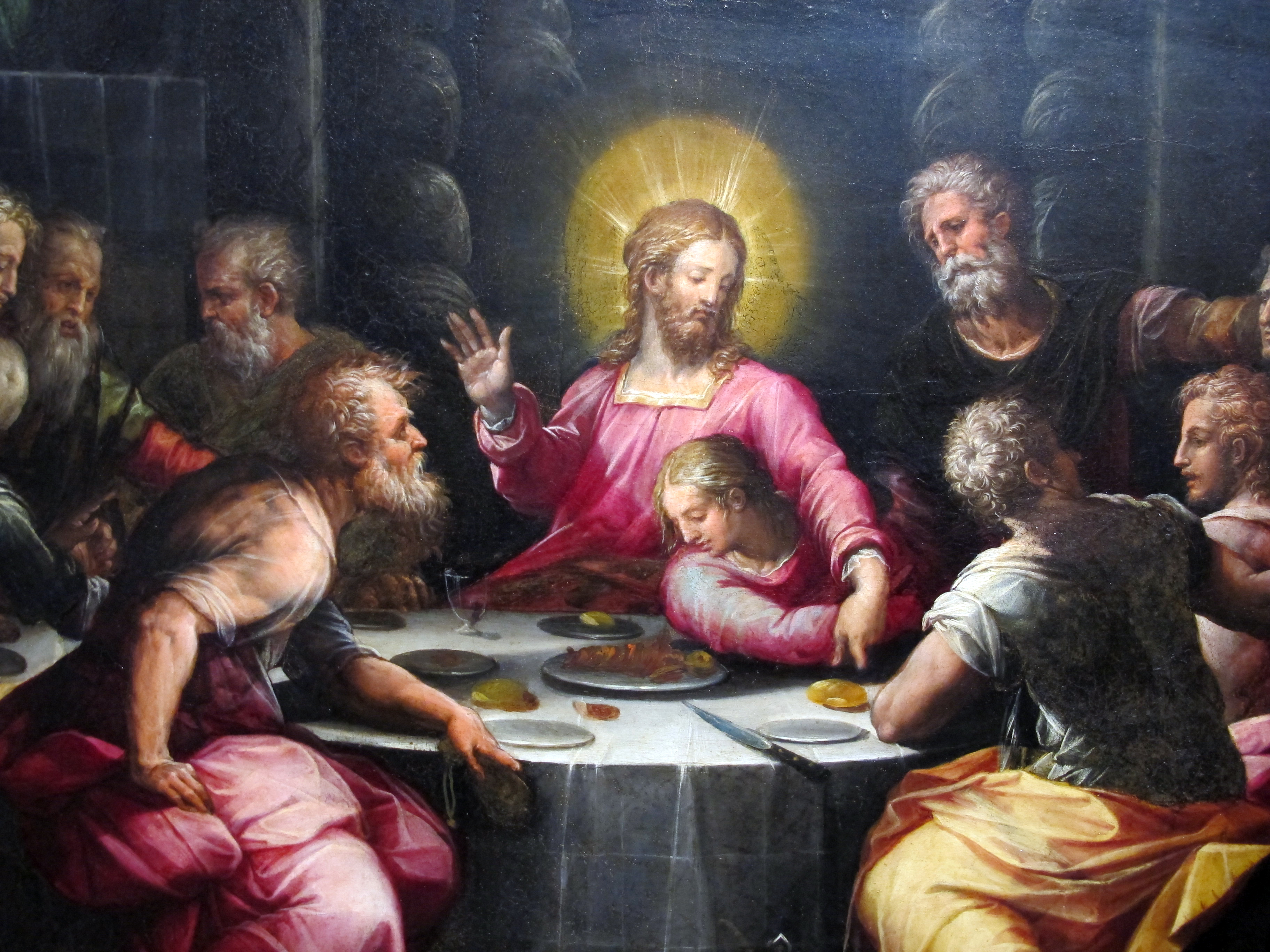《最后的晚餐》（The Last Supper）｜乔尔乔·瓦萨里 Giorgio Vasari｜1567–1569
