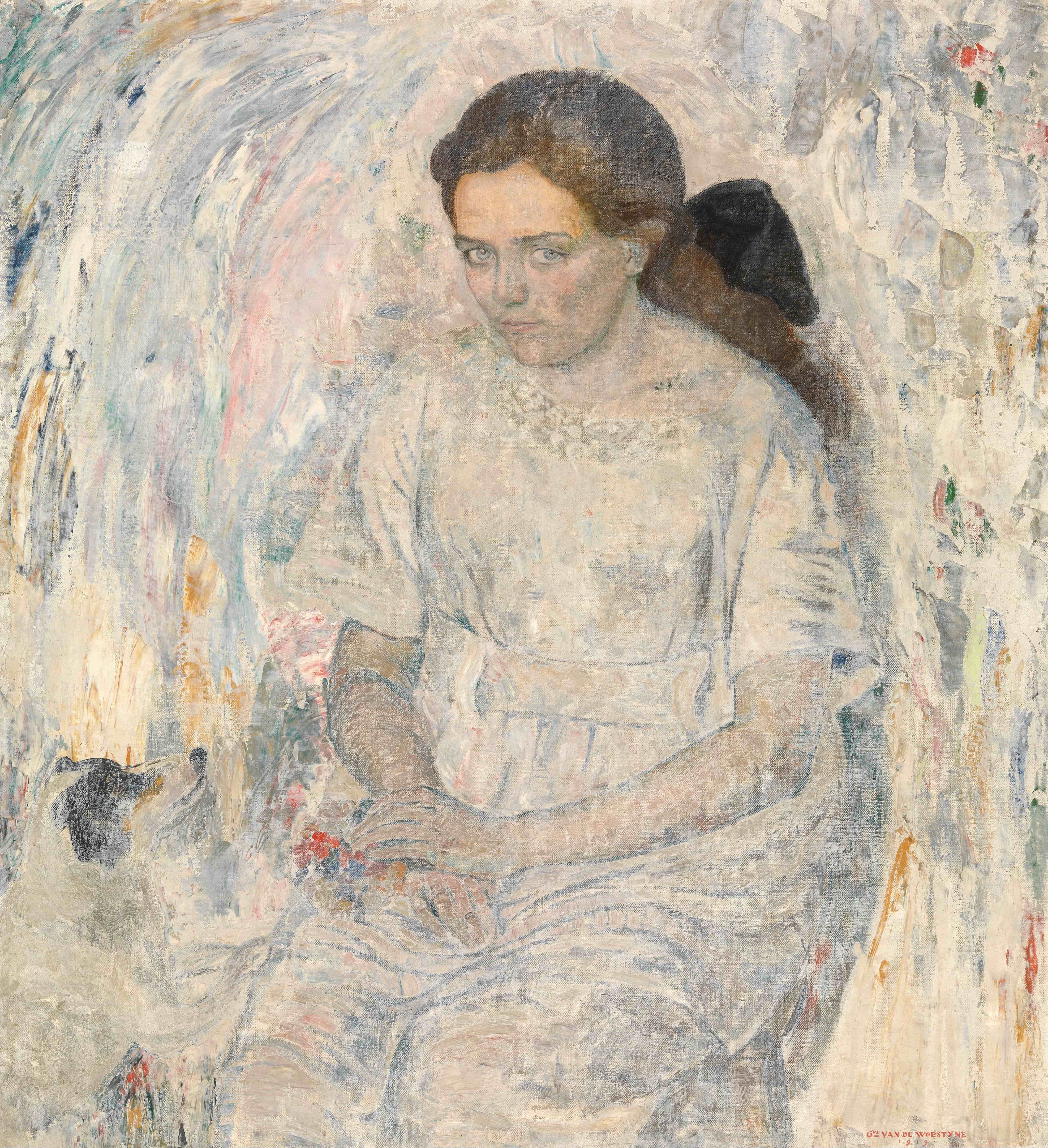 《艾德丽安娜》（Adrienne）｜古斯塔夫·范·德·沃斯泰恩 Gustave van de Woestijne｜1919
