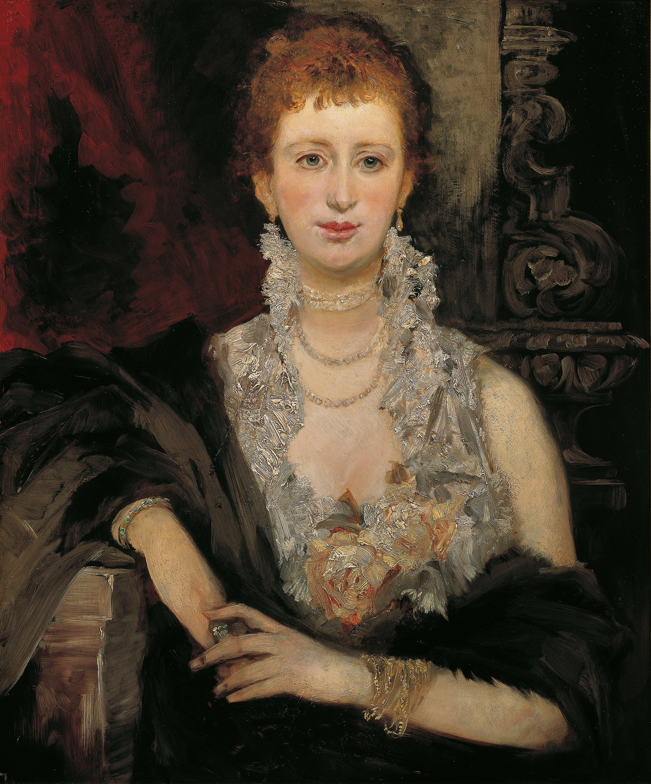 《克洛蒂尔德啤酒》（Clothilde Beer）｜汉斯·马卡特 Hans Makart｜1880