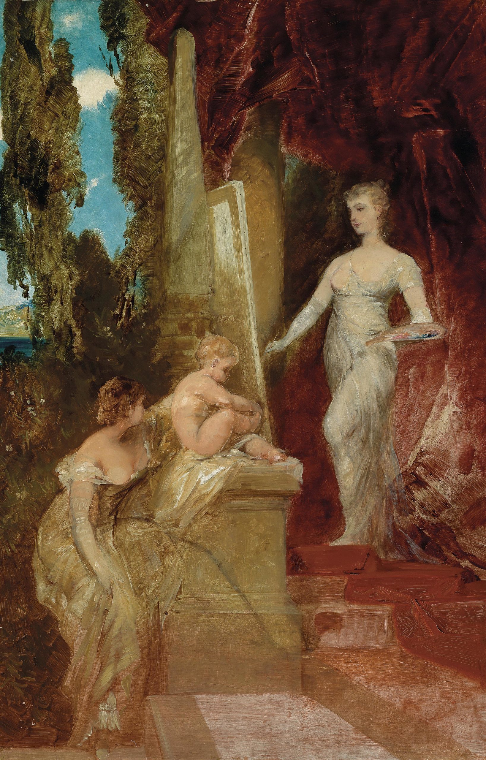 《绘画寓言》（Allegory of painting）｜汉斯·马卡特 Hans Makart｜1882