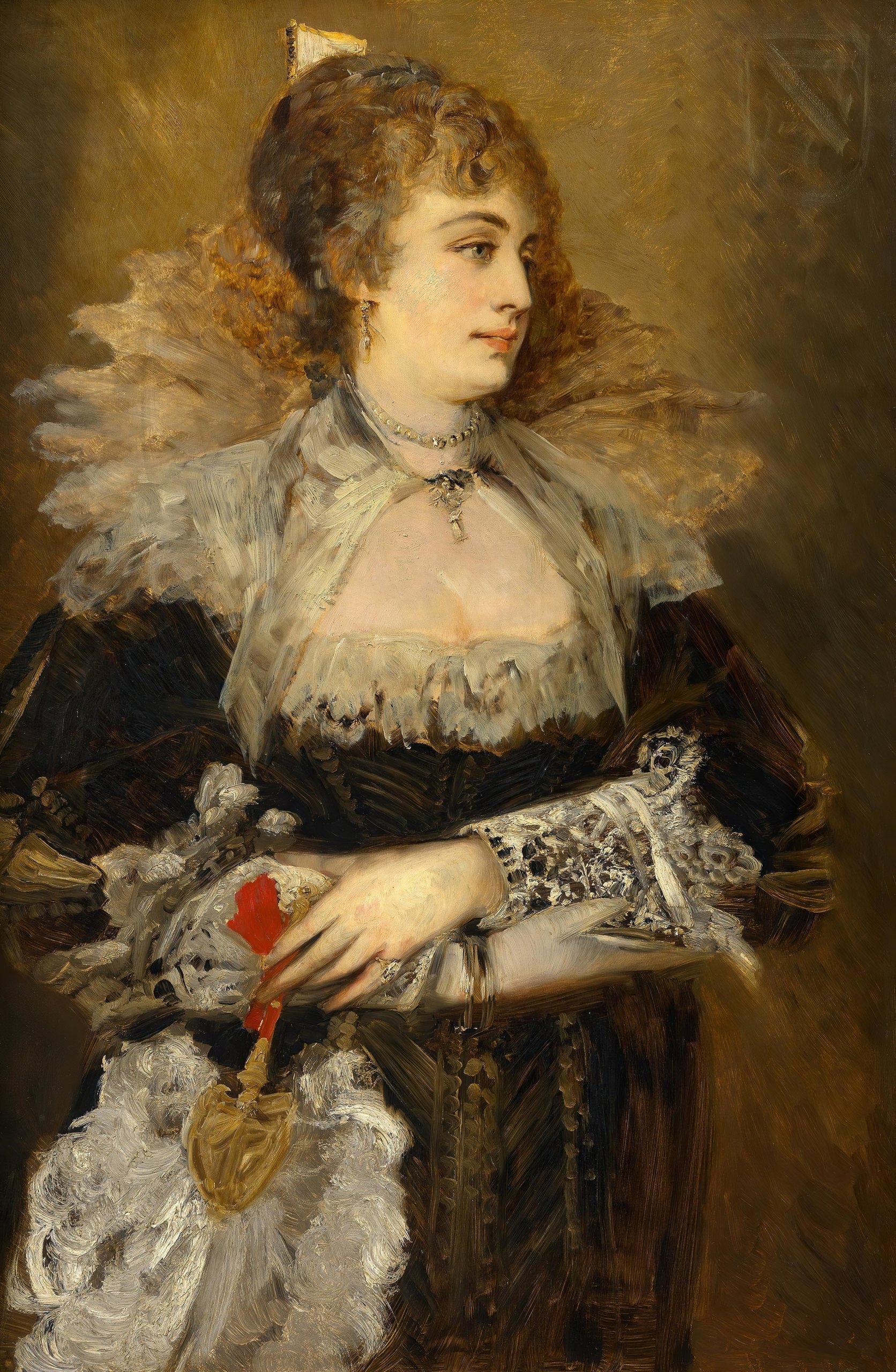 《汉娜·克林科施》（Hanna Klinkosch）｜汉斯·马卡特 Hans Makart｜1884年以前