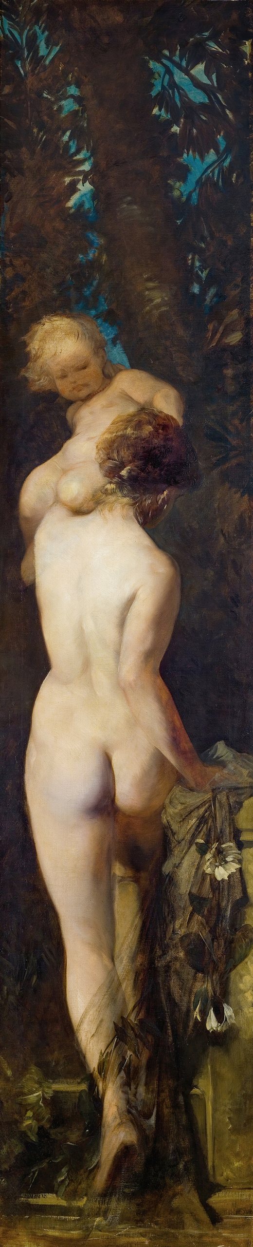 《五种感官；感觉》（The five senses; feeling）｜汉斯·马卡特 Hans Makart｜1872-1879