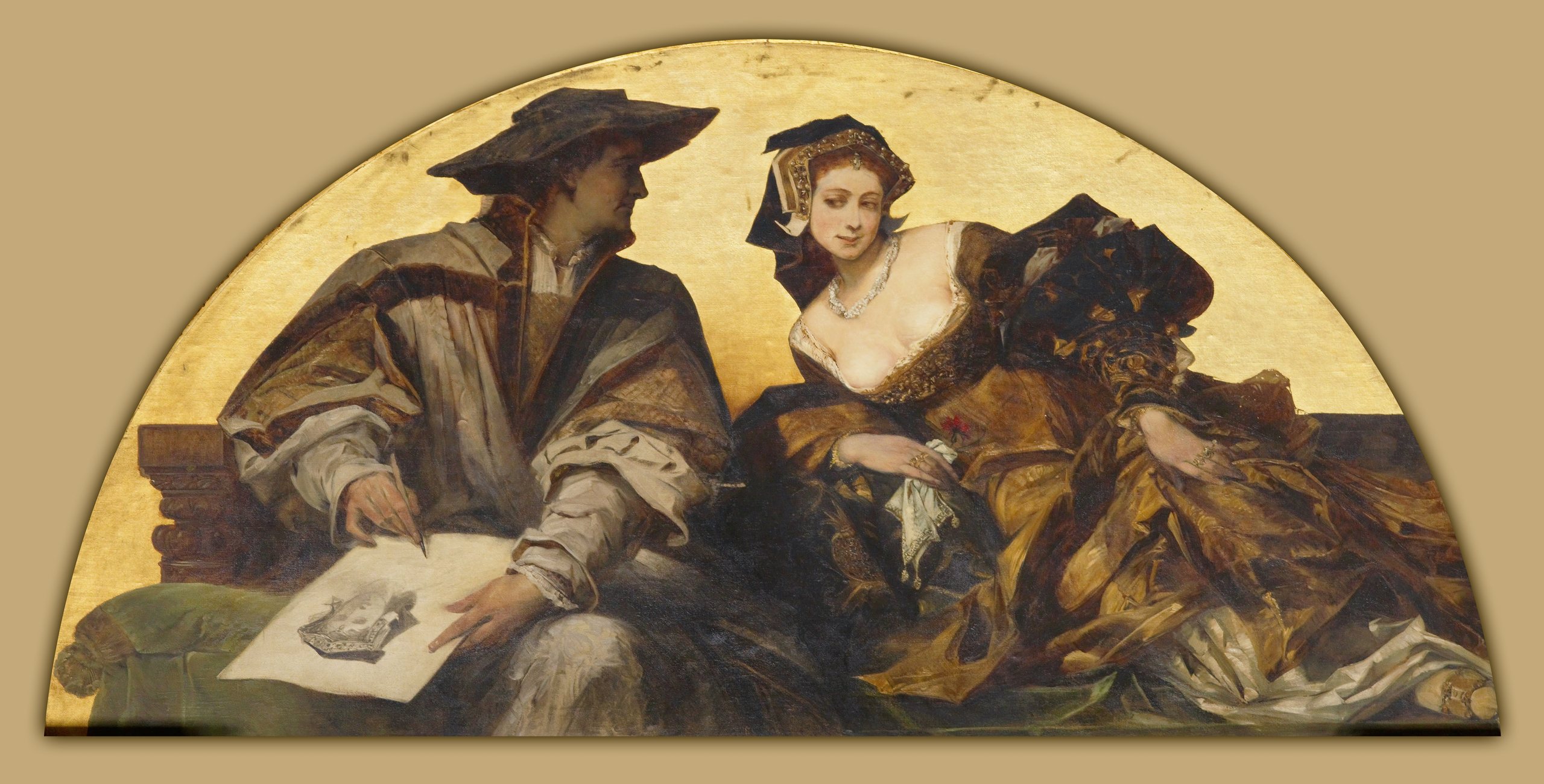 《小汉斯·霍尔拜因》（Hans Holbein the Younger）｜汉斯·马卡特 Hans Makart｜1881-1884