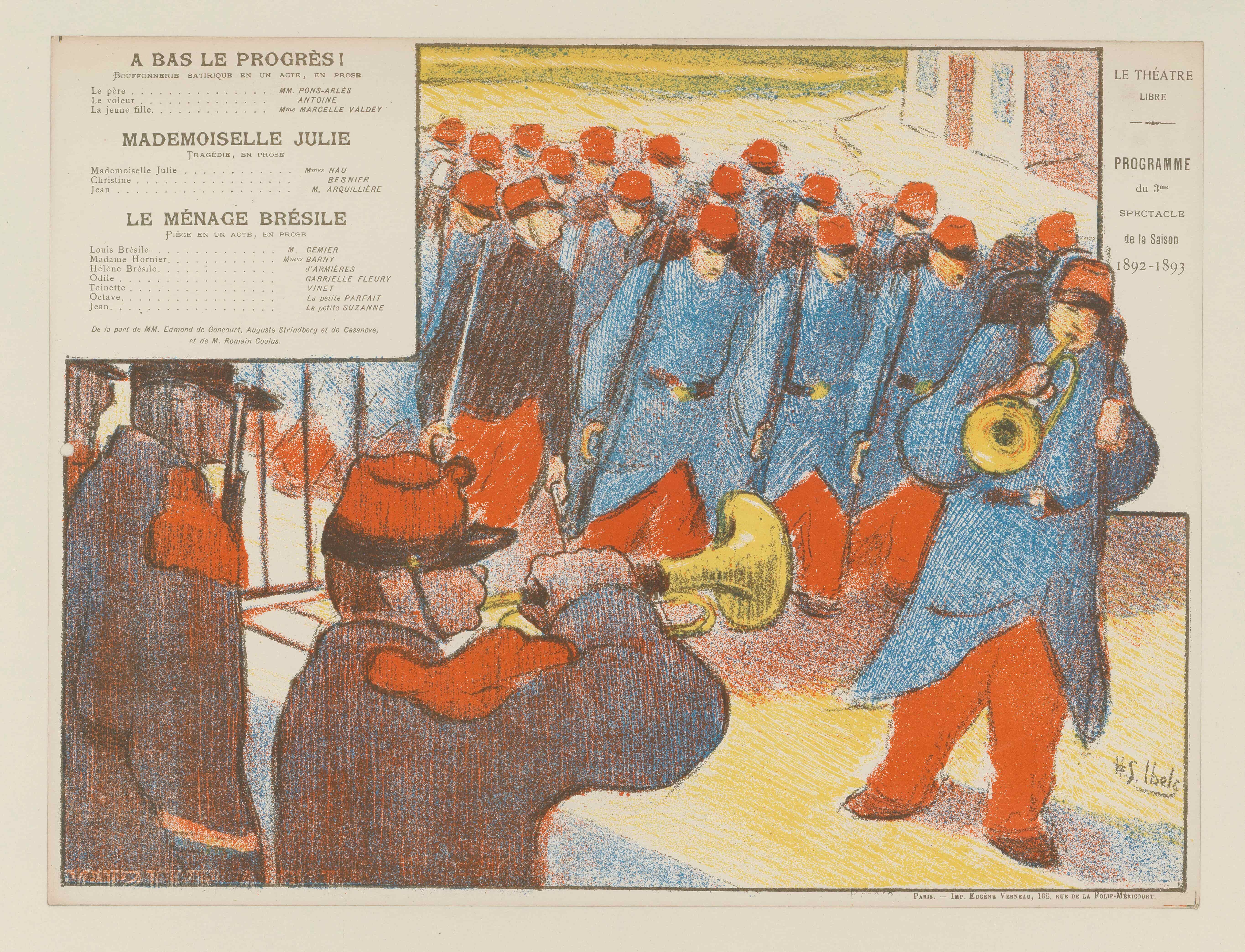 剧院 – 免费 – 节目 – 第三季 – 演出 – 本季 – 1892-1893