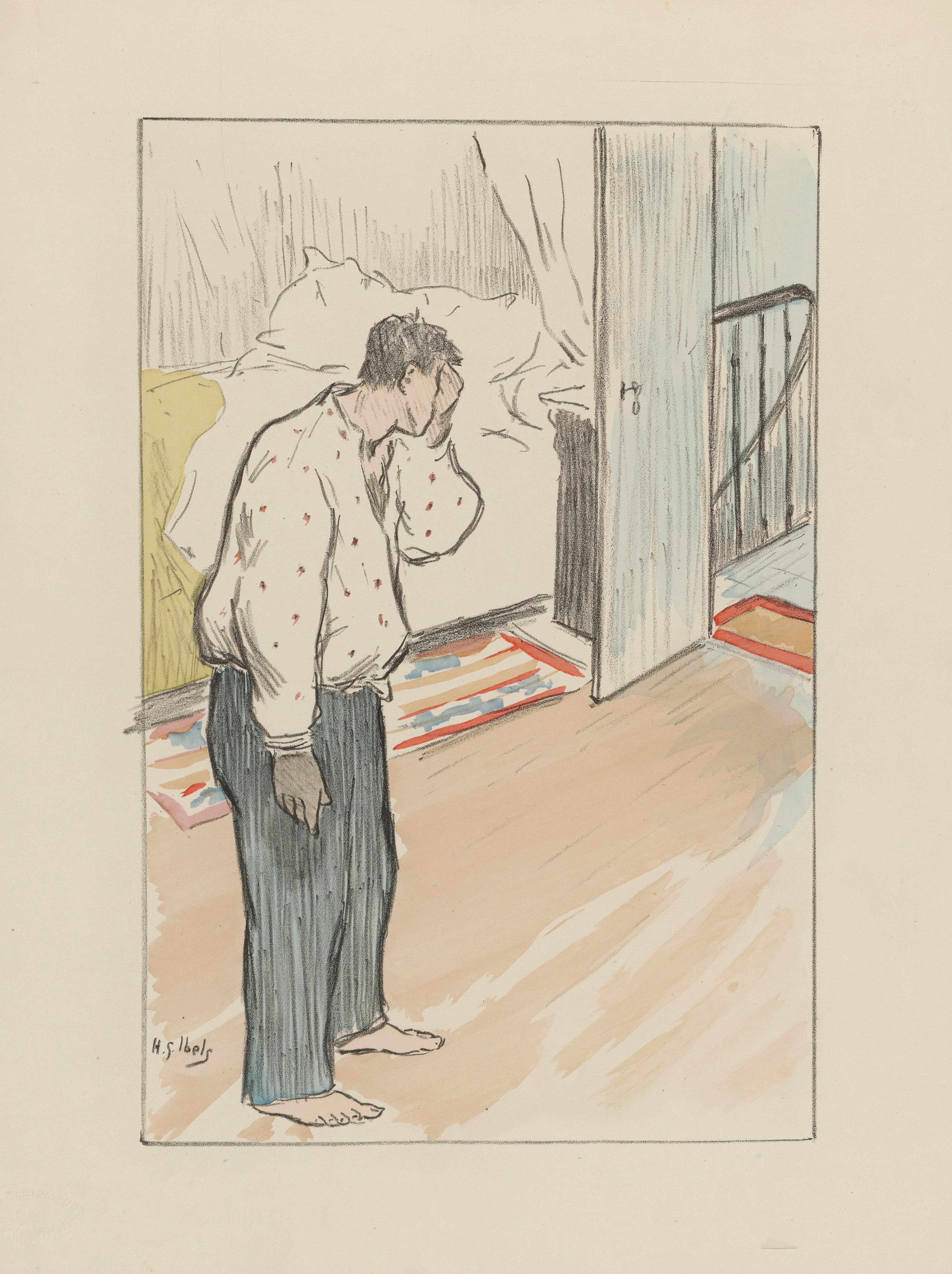 《情人！》（Lover!）｜亨利-加布里埃尔·伊贝尔 Henri-Gabriel Ibels｜1893