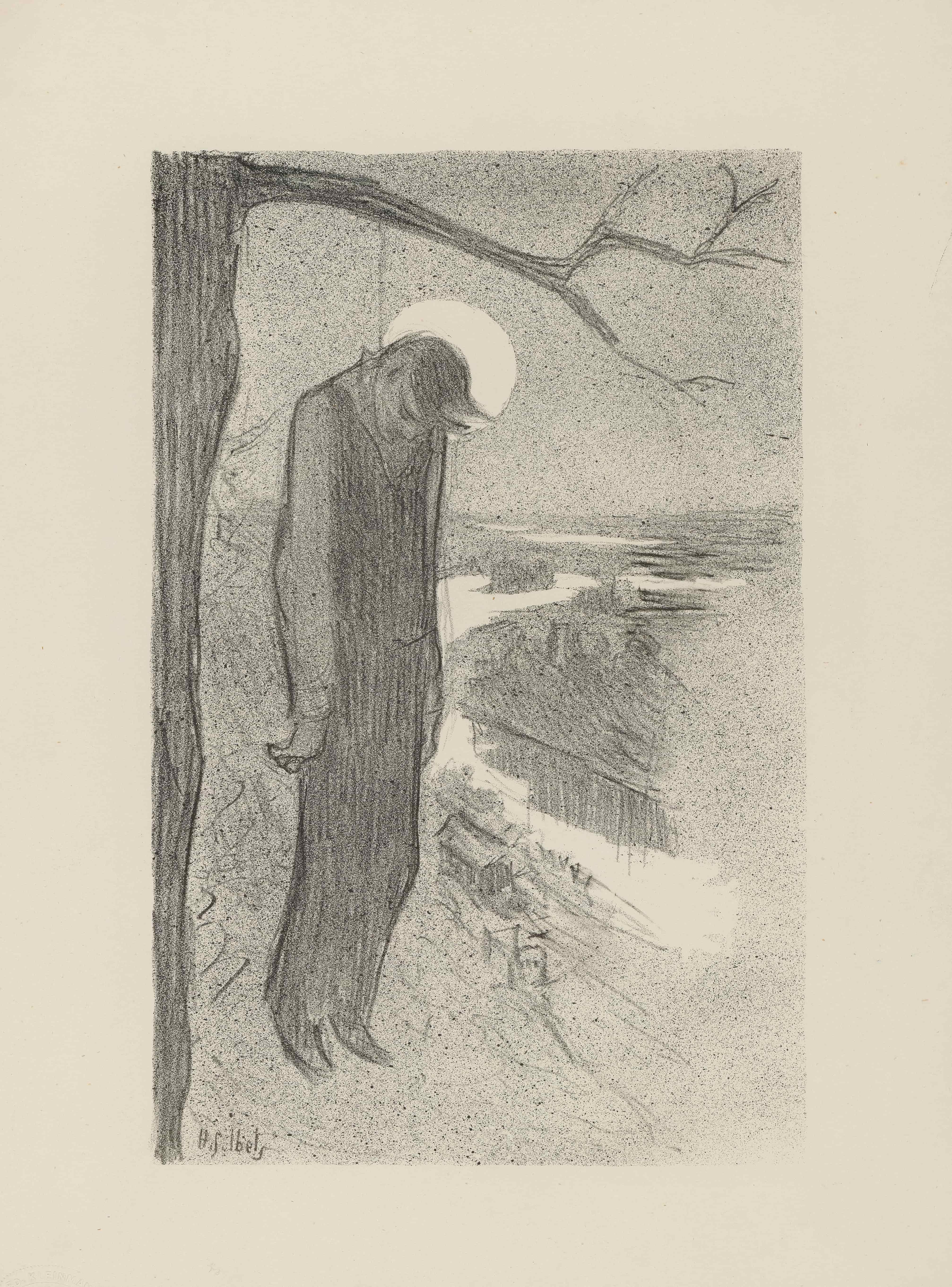 《绞死》（Hanged）｜亨利-加布里埃尔·伊贝尔 Henri-Gabriel Ibels｜1895-1900