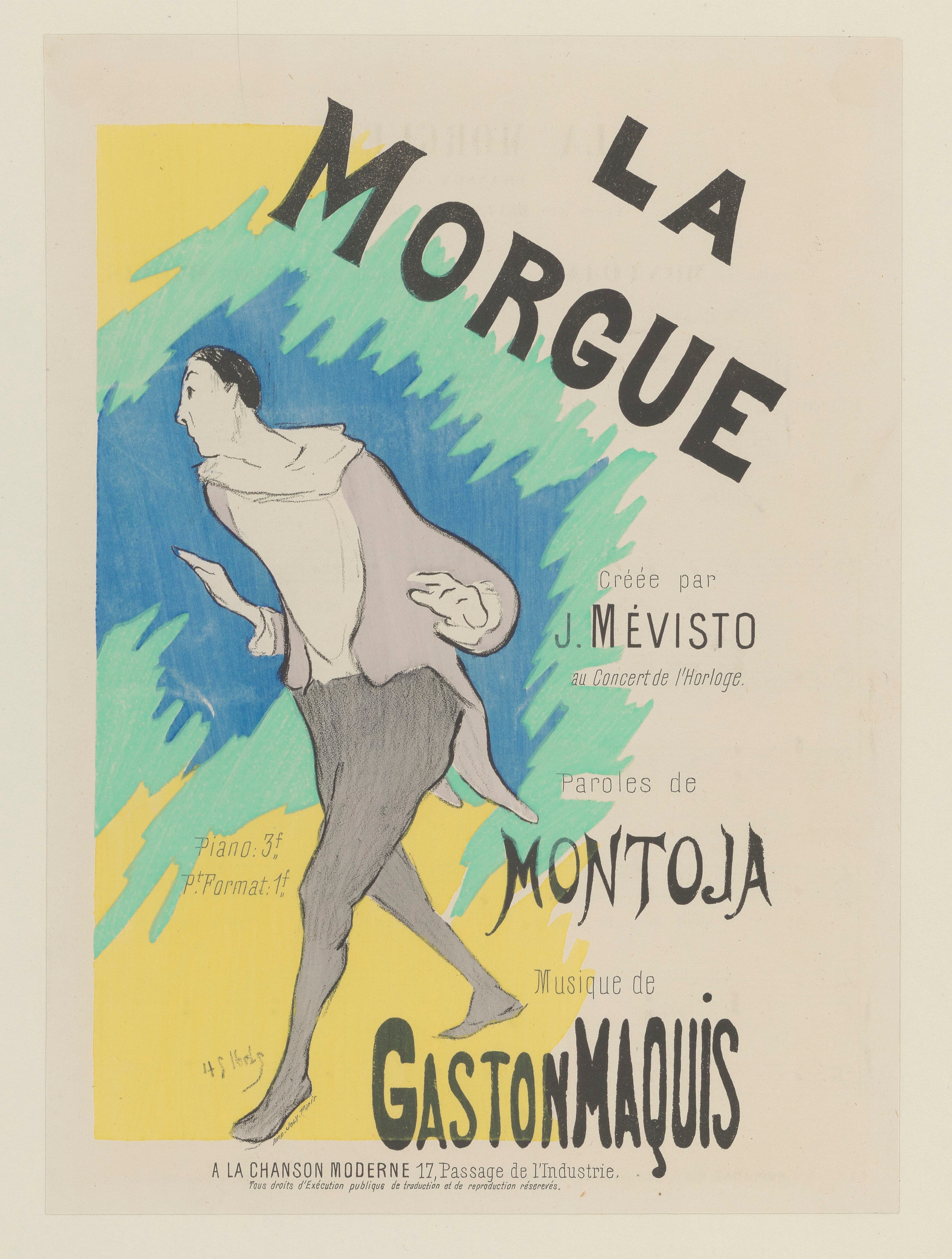 《太平间》（The Morgue）｜亨利-加布里埃尔·伊贝尔 Henri-Gabriel Ibels｜1895