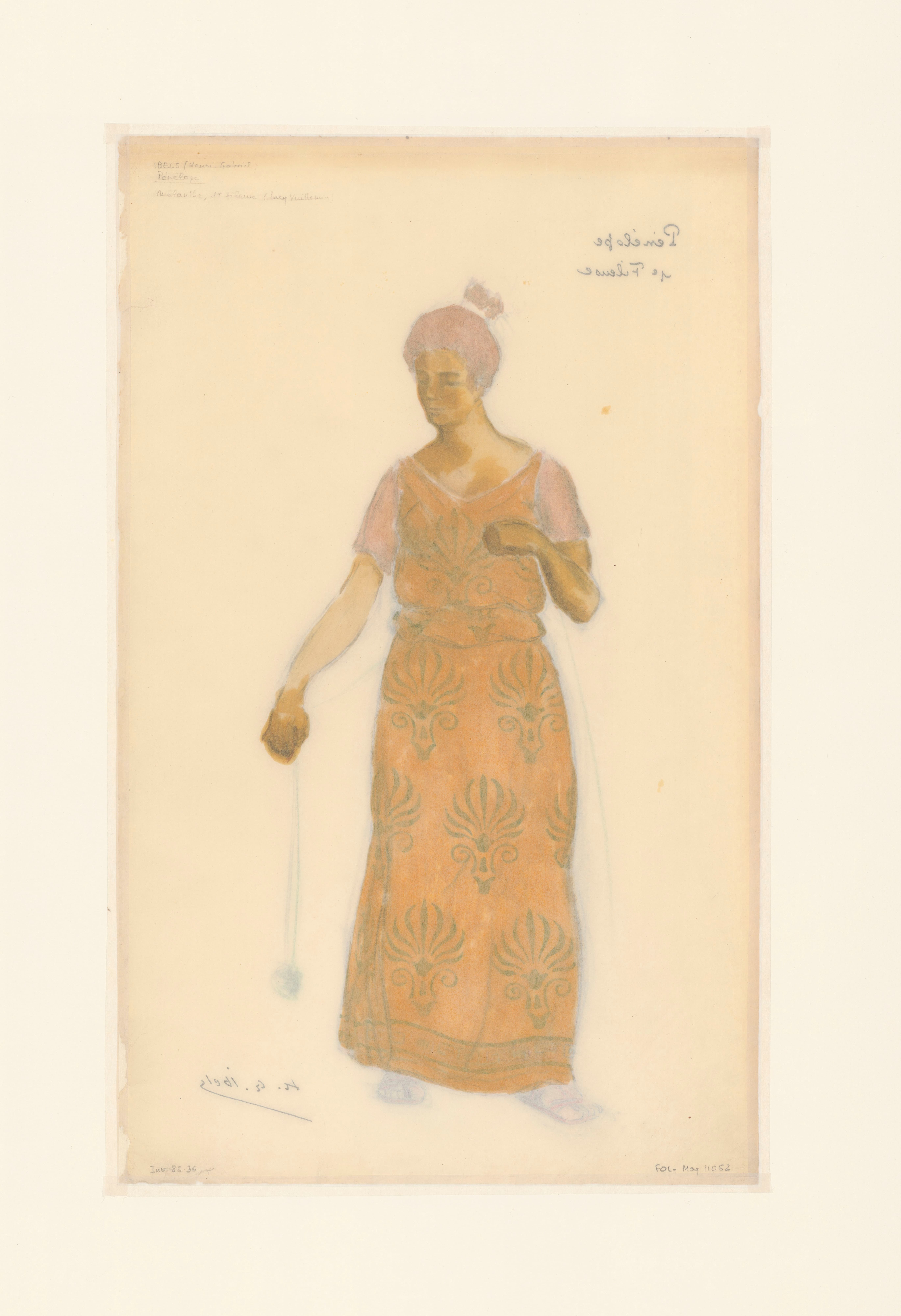 Pénélope – 服装模特 – Mélanthe，首席旋转师 (Lucy Vuillemin)
