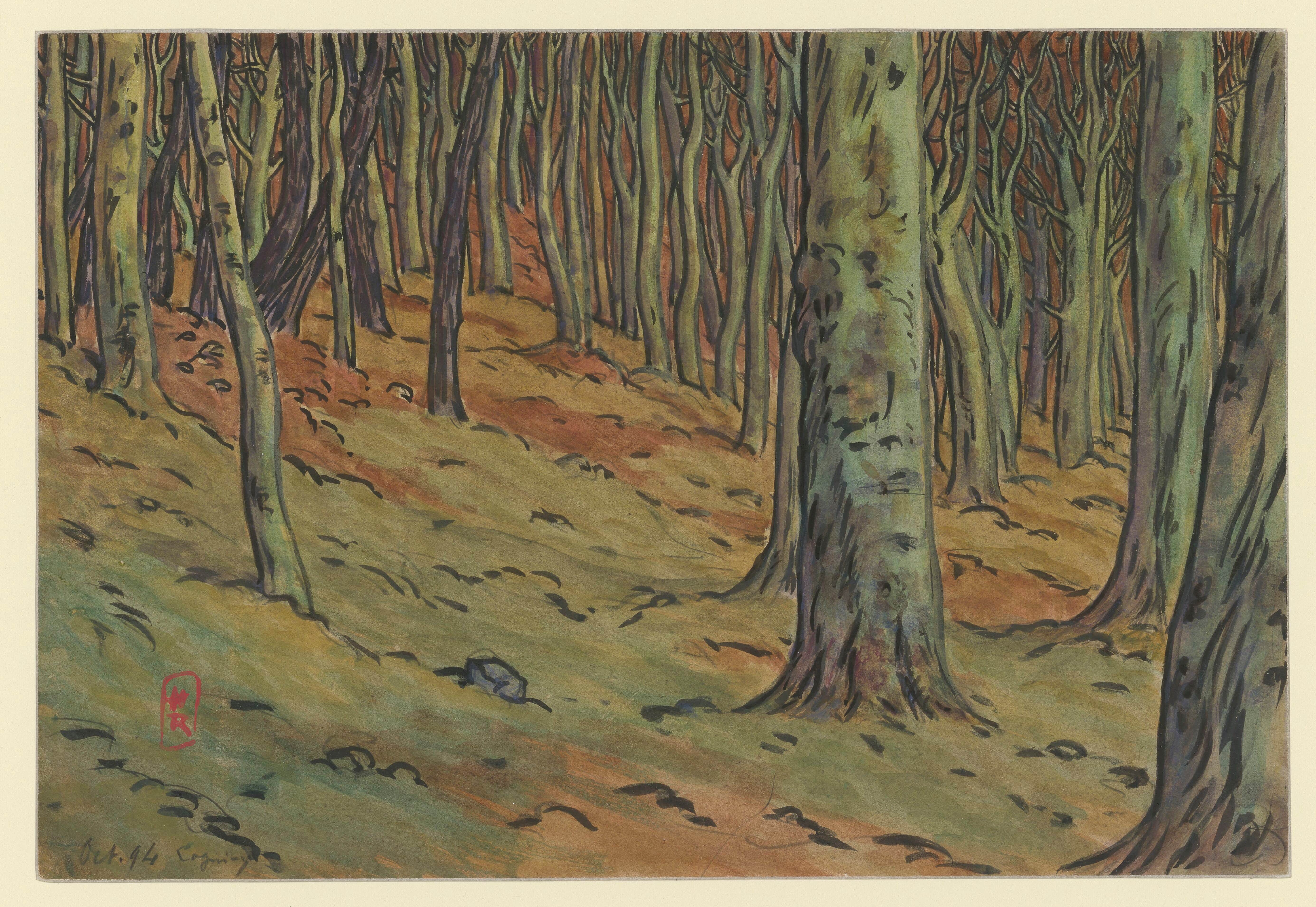 《洛吉维》（Loguivy）｜亨利·里维埃 Henri Rivière｜1894