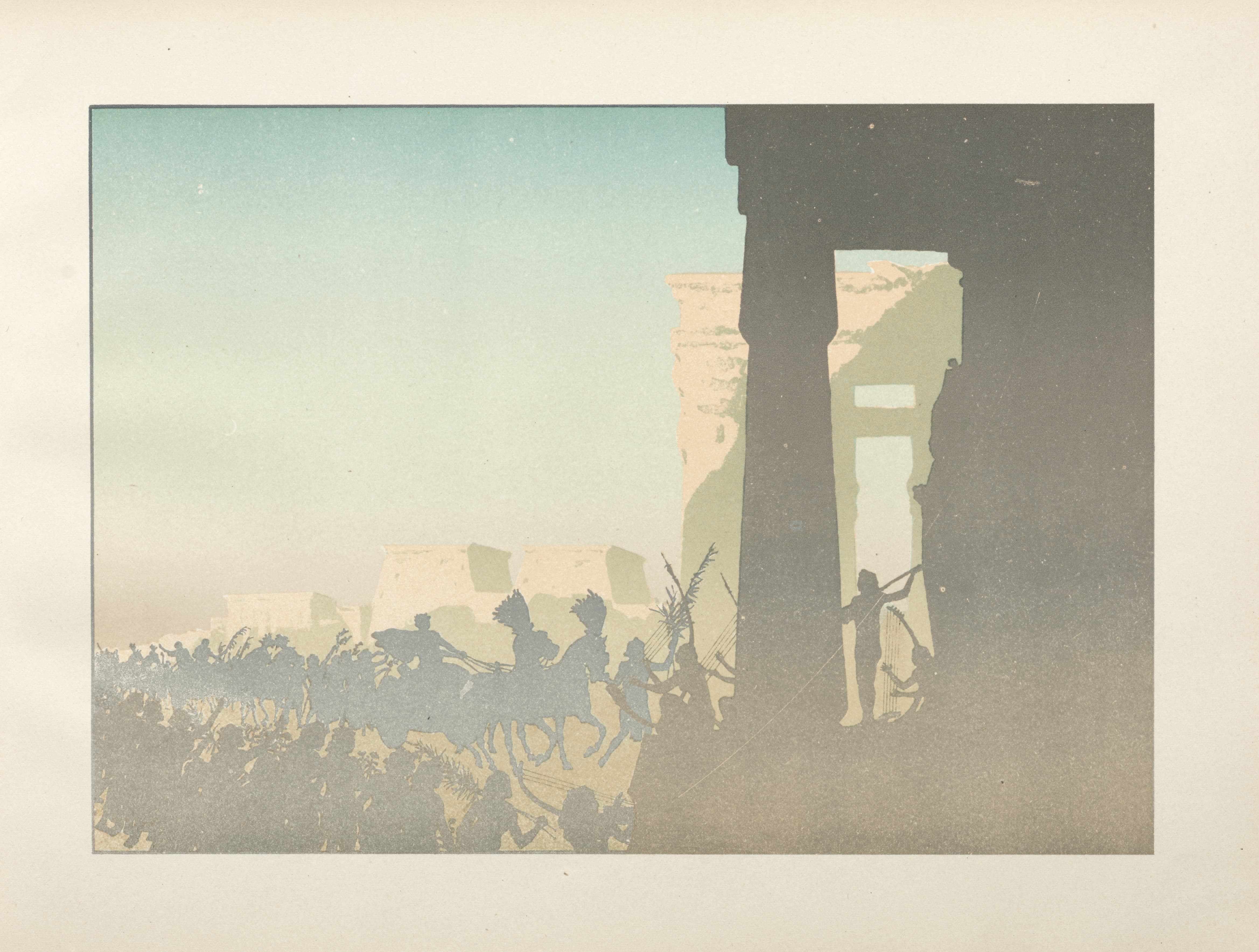 《浪子；第23页》（The Prodigal Son; page 23）｜亨利·里维埃 Henri Rivière｜1895
